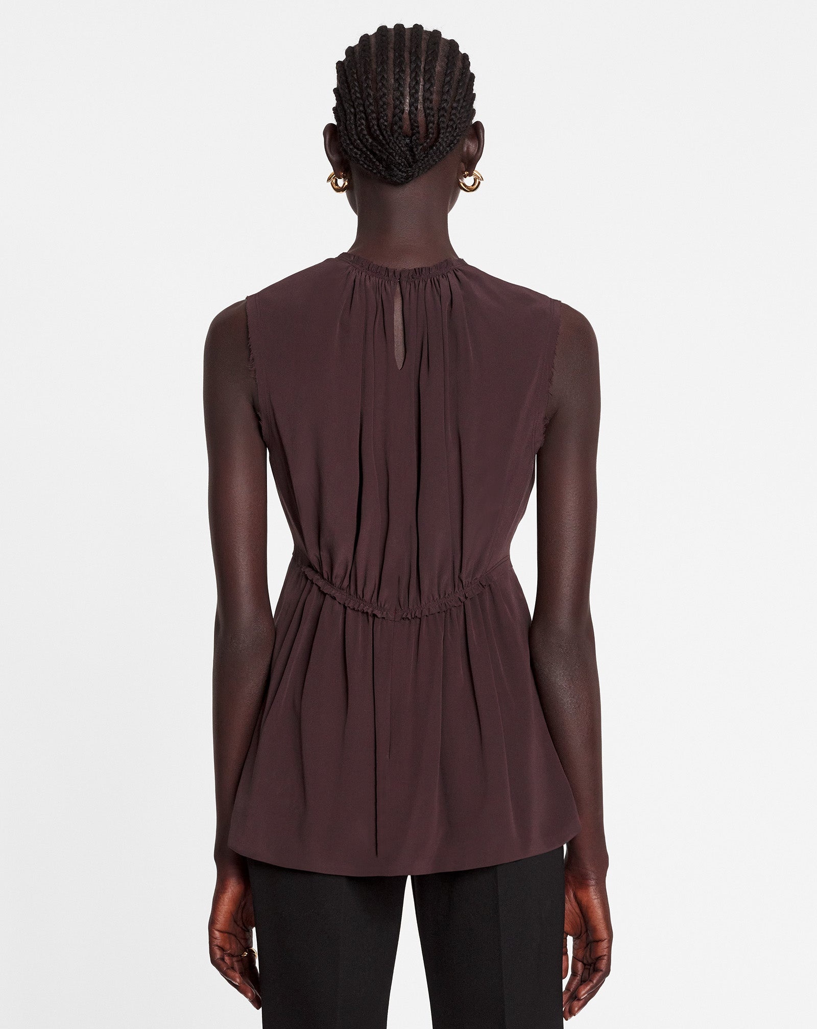 FITTED SLEEVELESS TOP - 4