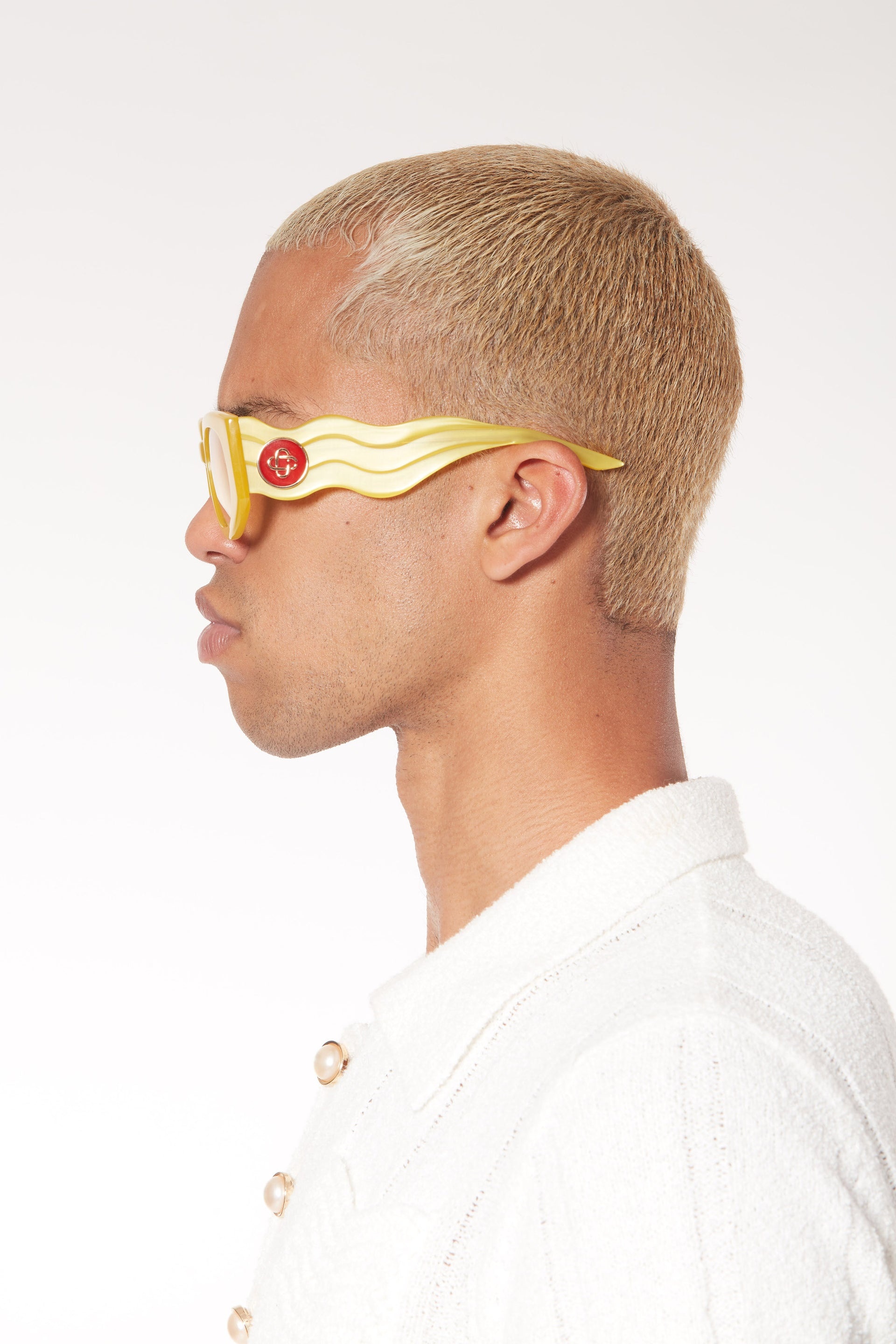Memphis Yellow & Gold Sunglasses - 5