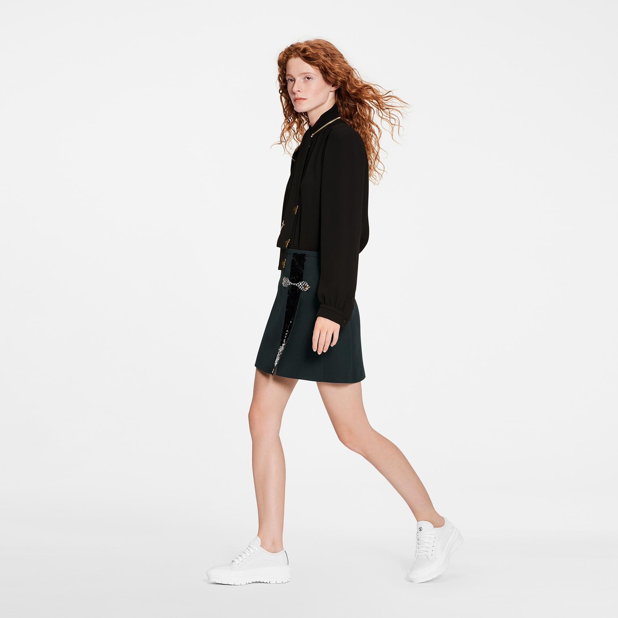 LV Night A-Line Mini Skirt - 4