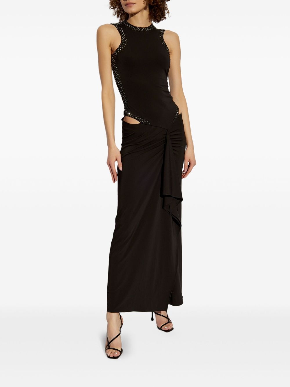 rhinestone-embellished dress - 3