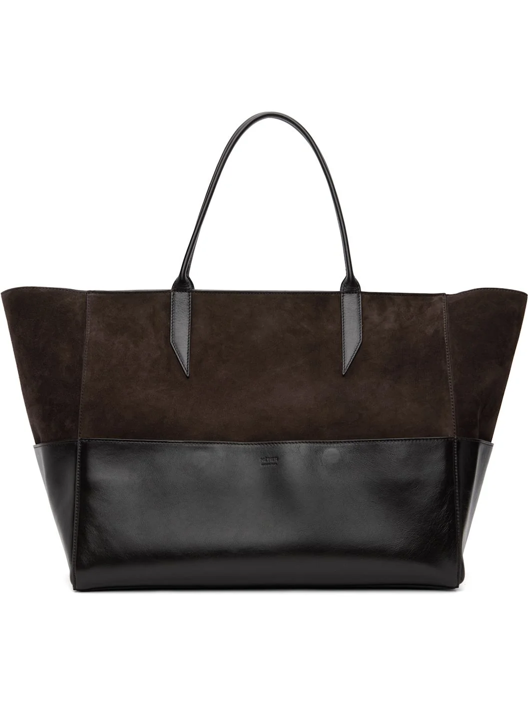 Brown & Black Incognito Large Cabas Tote - 1