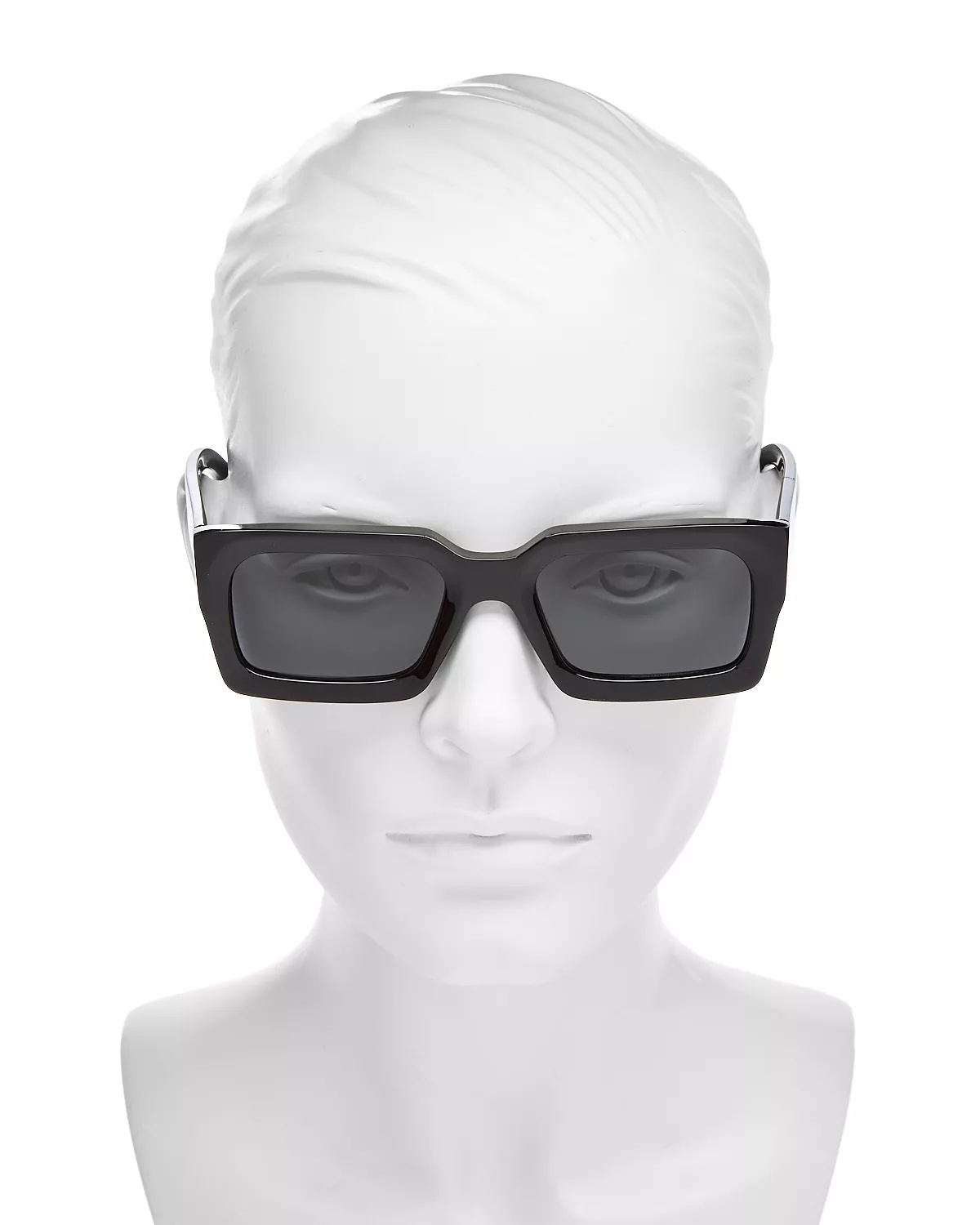 Bold 3 Dots Rectangular Sunglasses, 54mm - 3