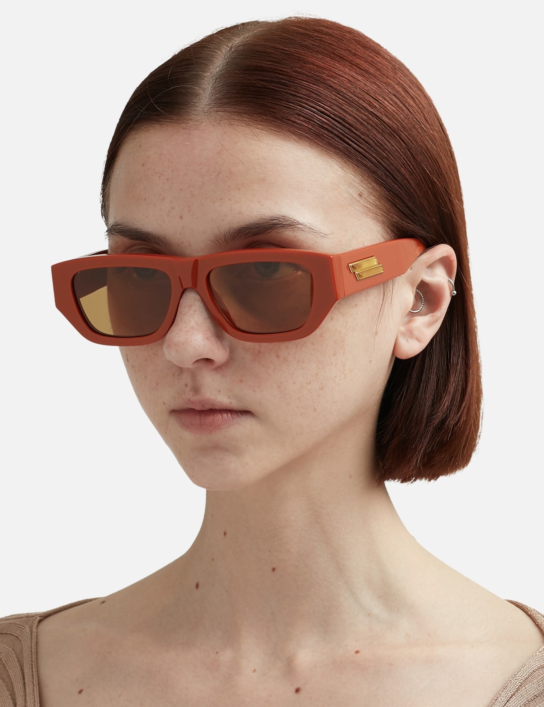 BOLT RECYCLED ACETATE RECTANGULAR SUNGLASSES - 4