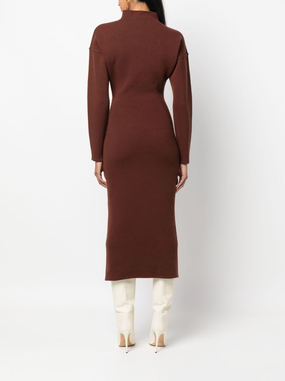 JadÃ© exposed-seam midi dress - 4