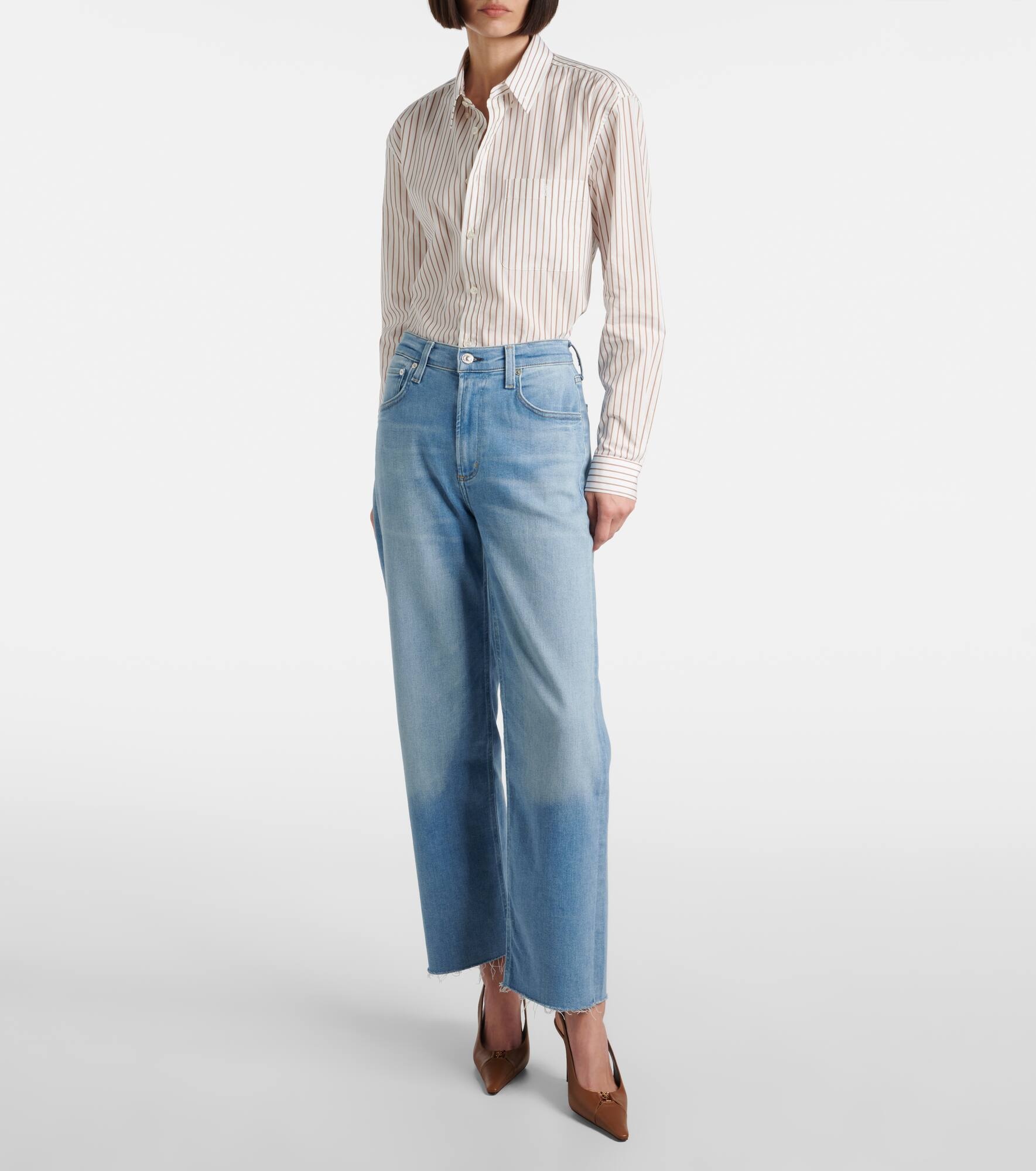 Palma high-rise straight jeans - 7