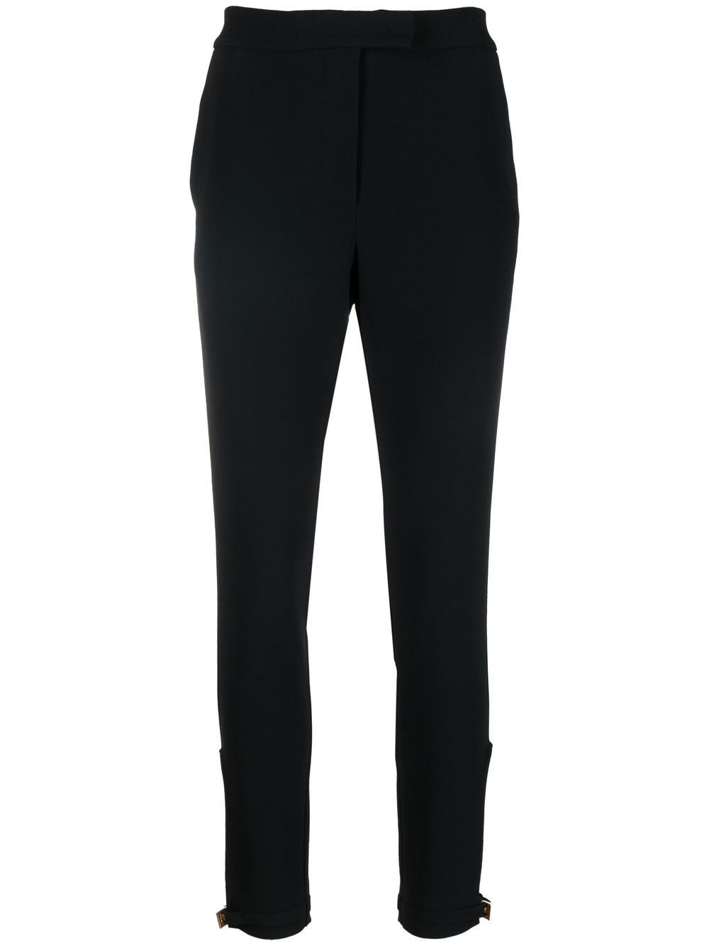 buckled-ankle slim-fit trousers - 1