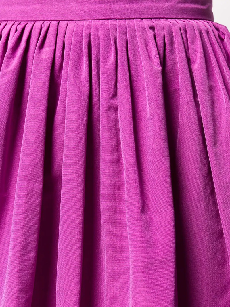 pleated bubble hem skirt 5