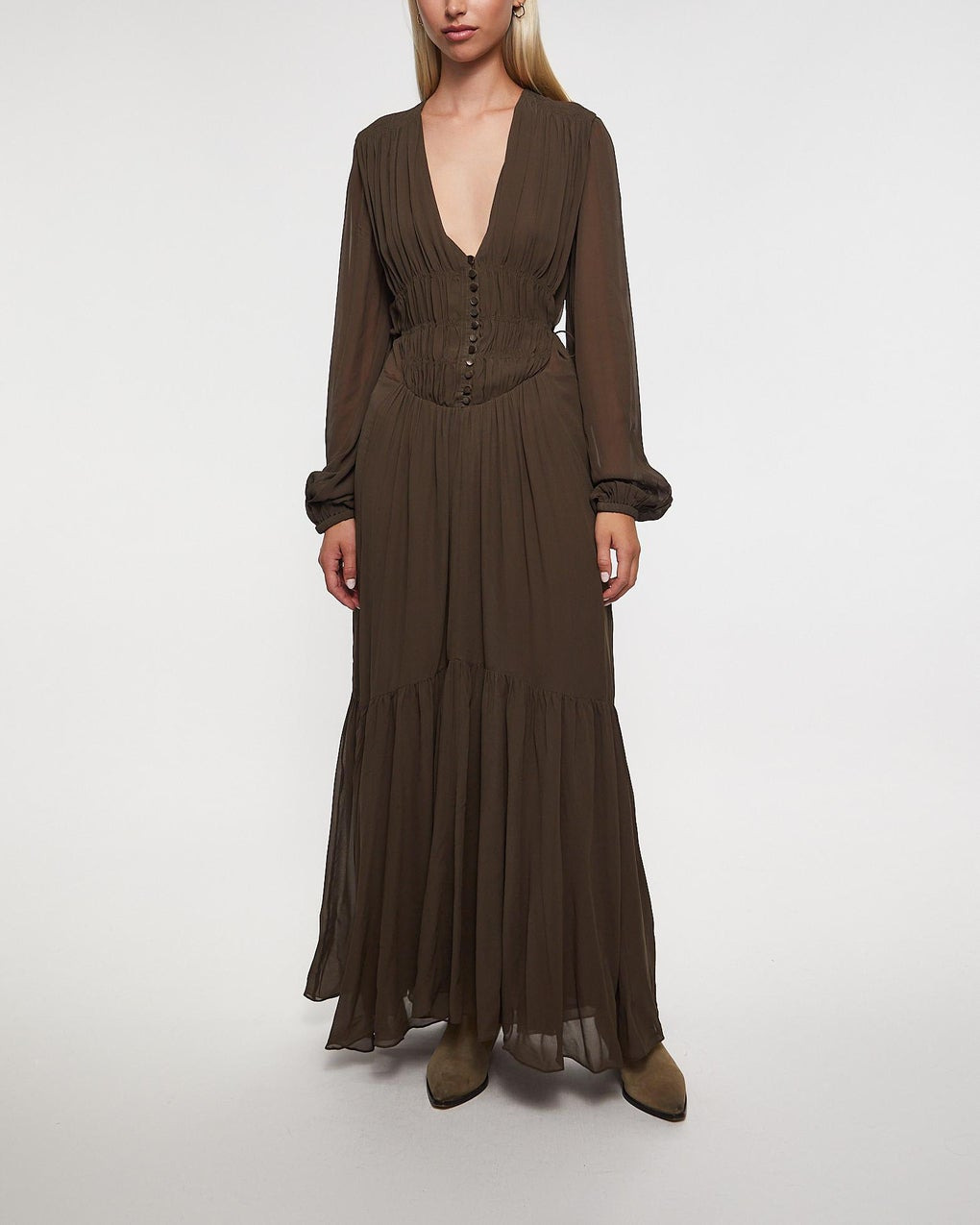 Dress Briane Khaki - 2
