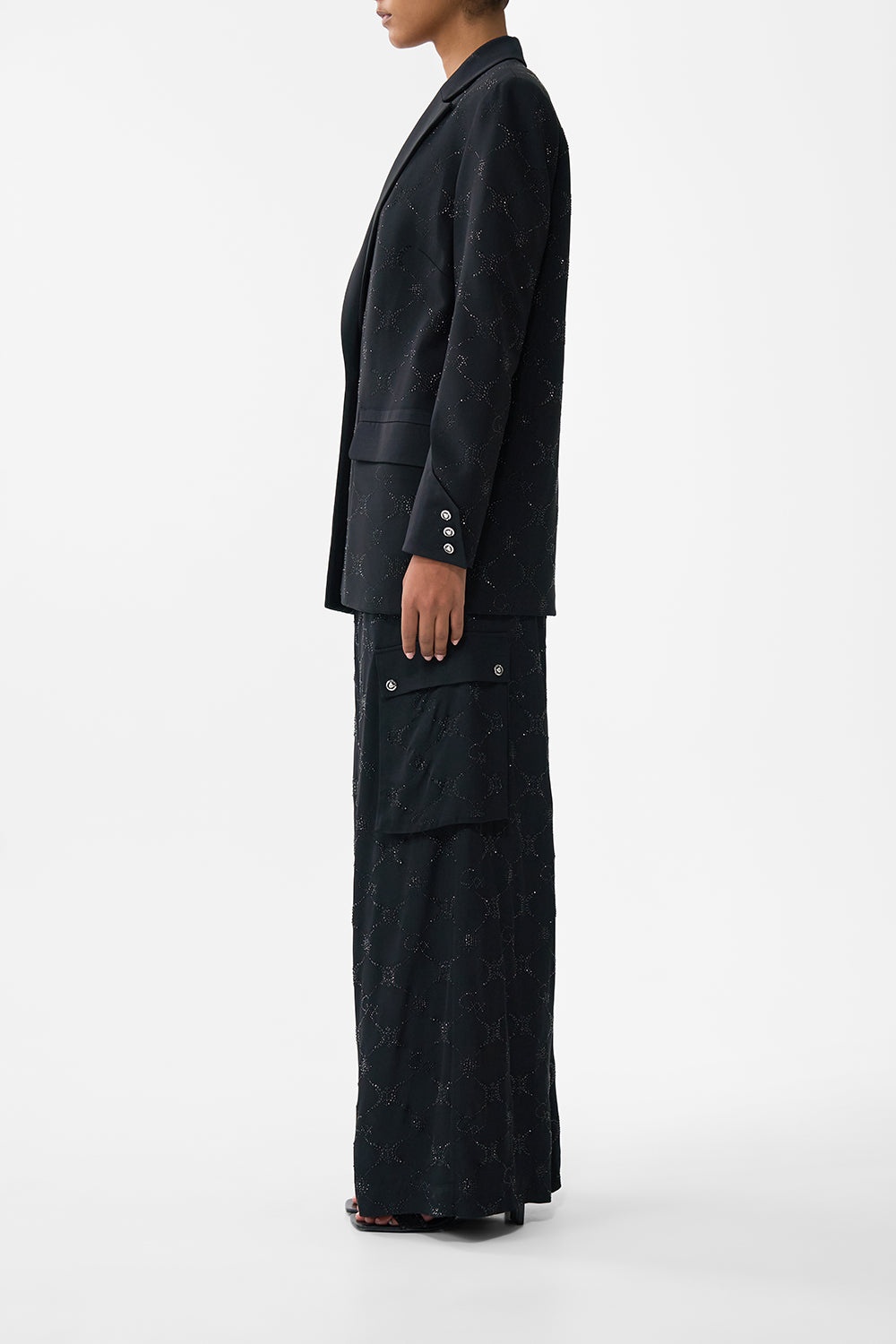 JACKET WITH SLEEVE CUT OUT DETAIL - 4