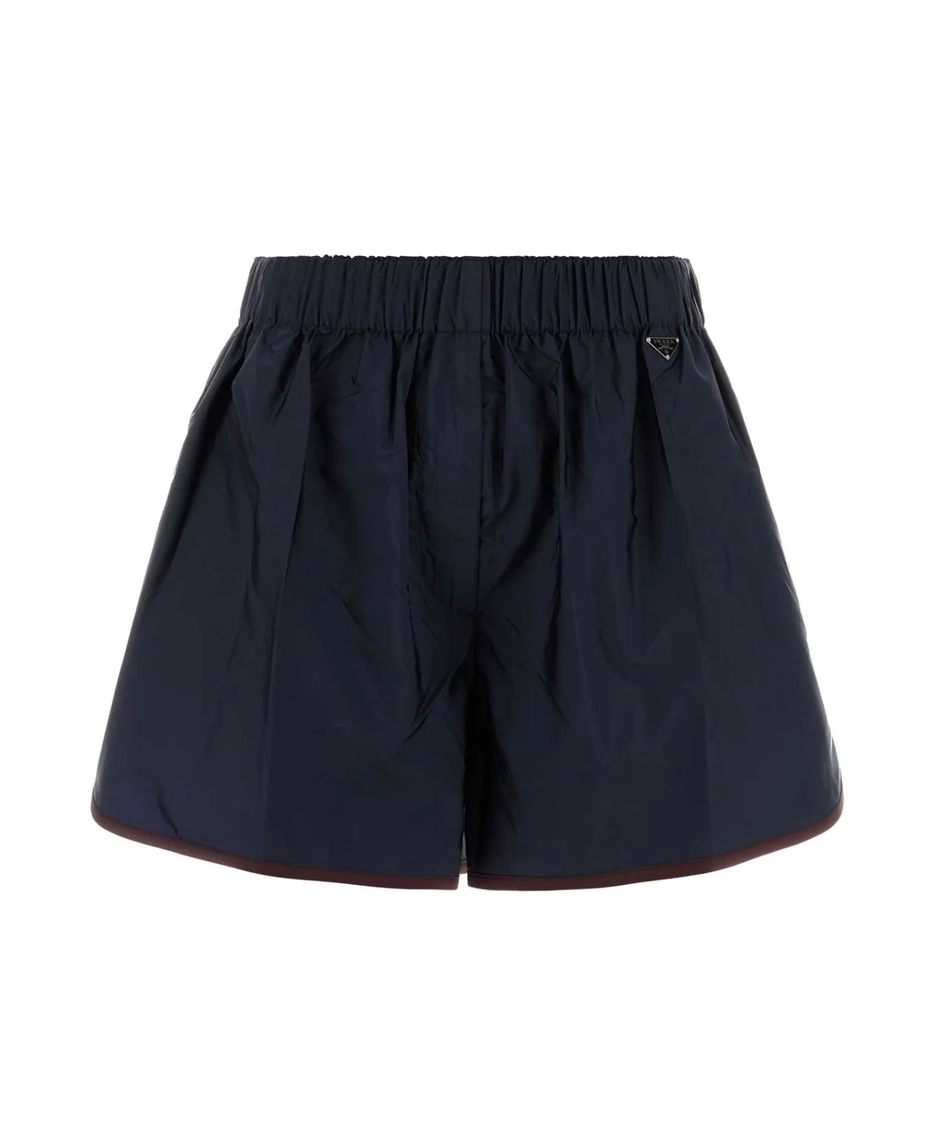 Navy Blue Re-nylon Shorts - 1