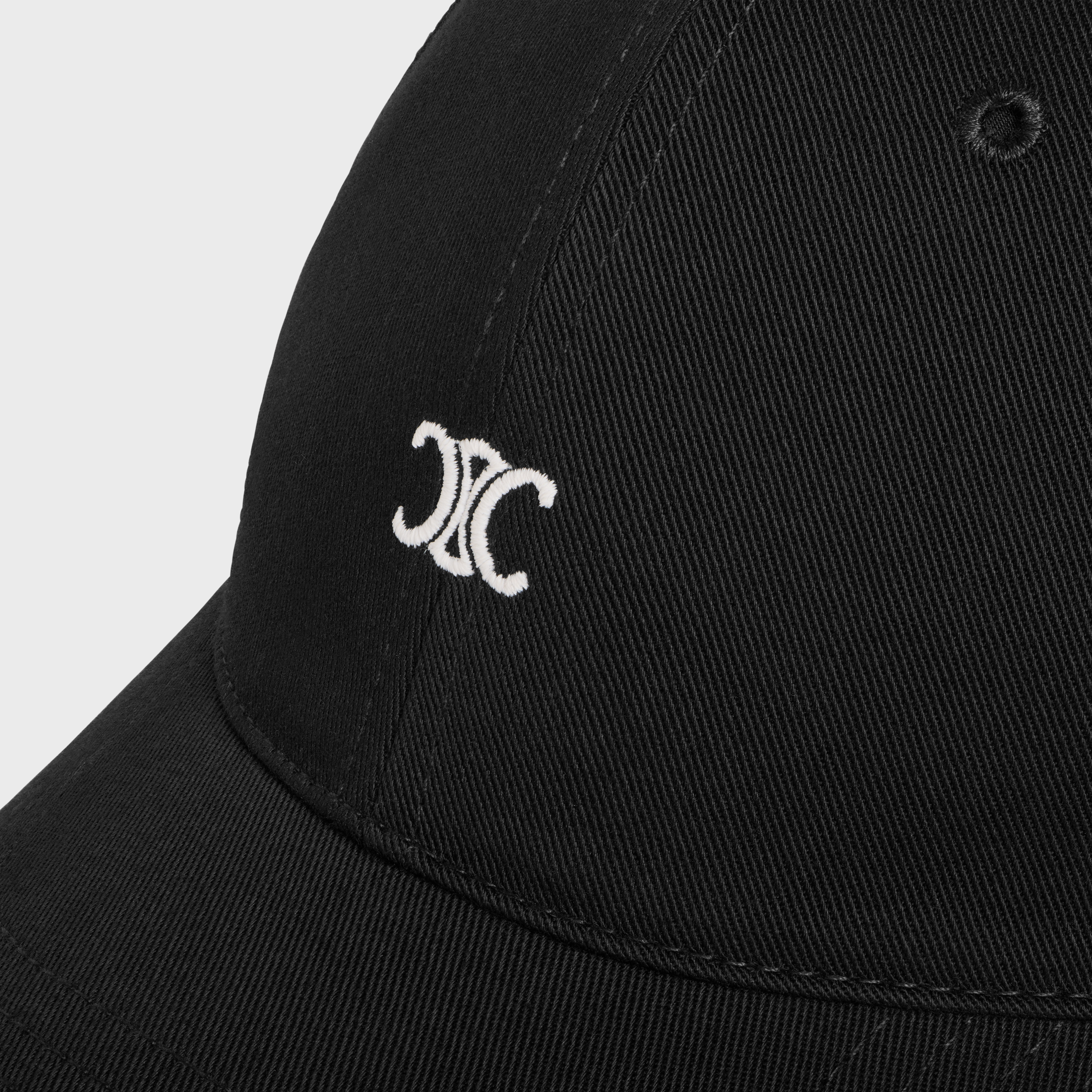 CELINE triomphe baseball cap in cotton | REVERSIBLE