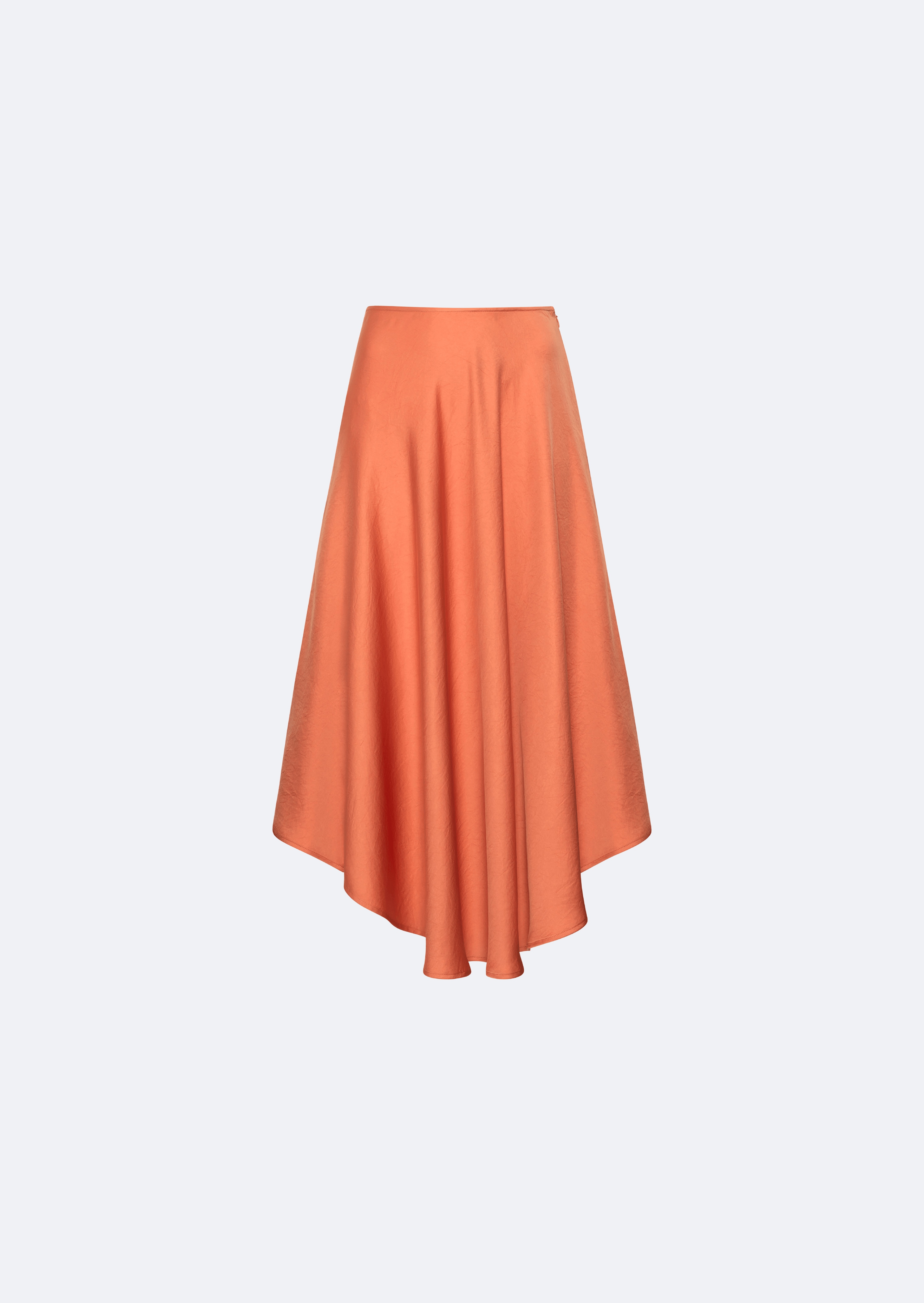 Satin Handkerchief Skirt - 1