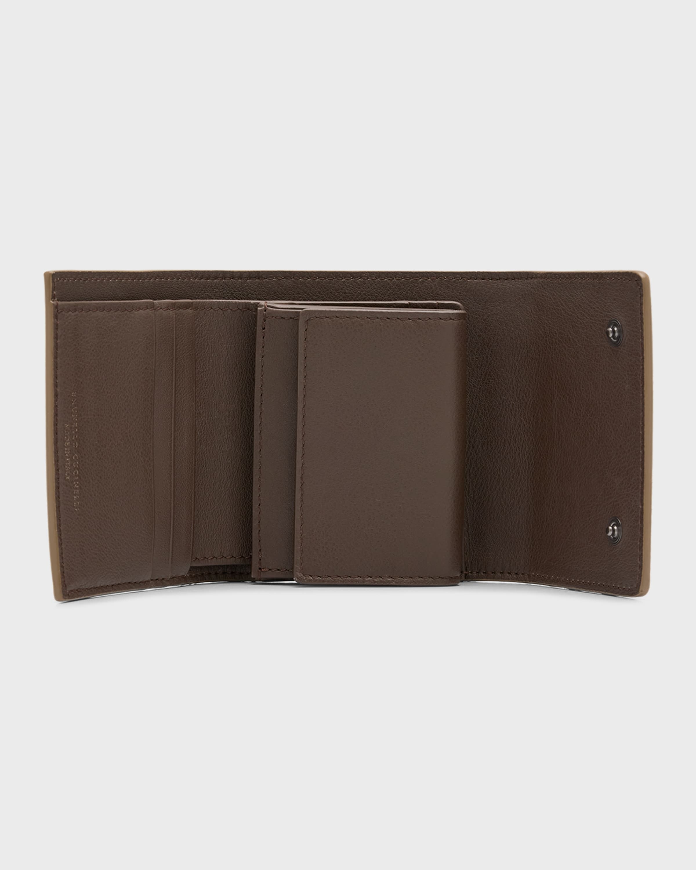 Monili Trifold Leather Wallet - 4