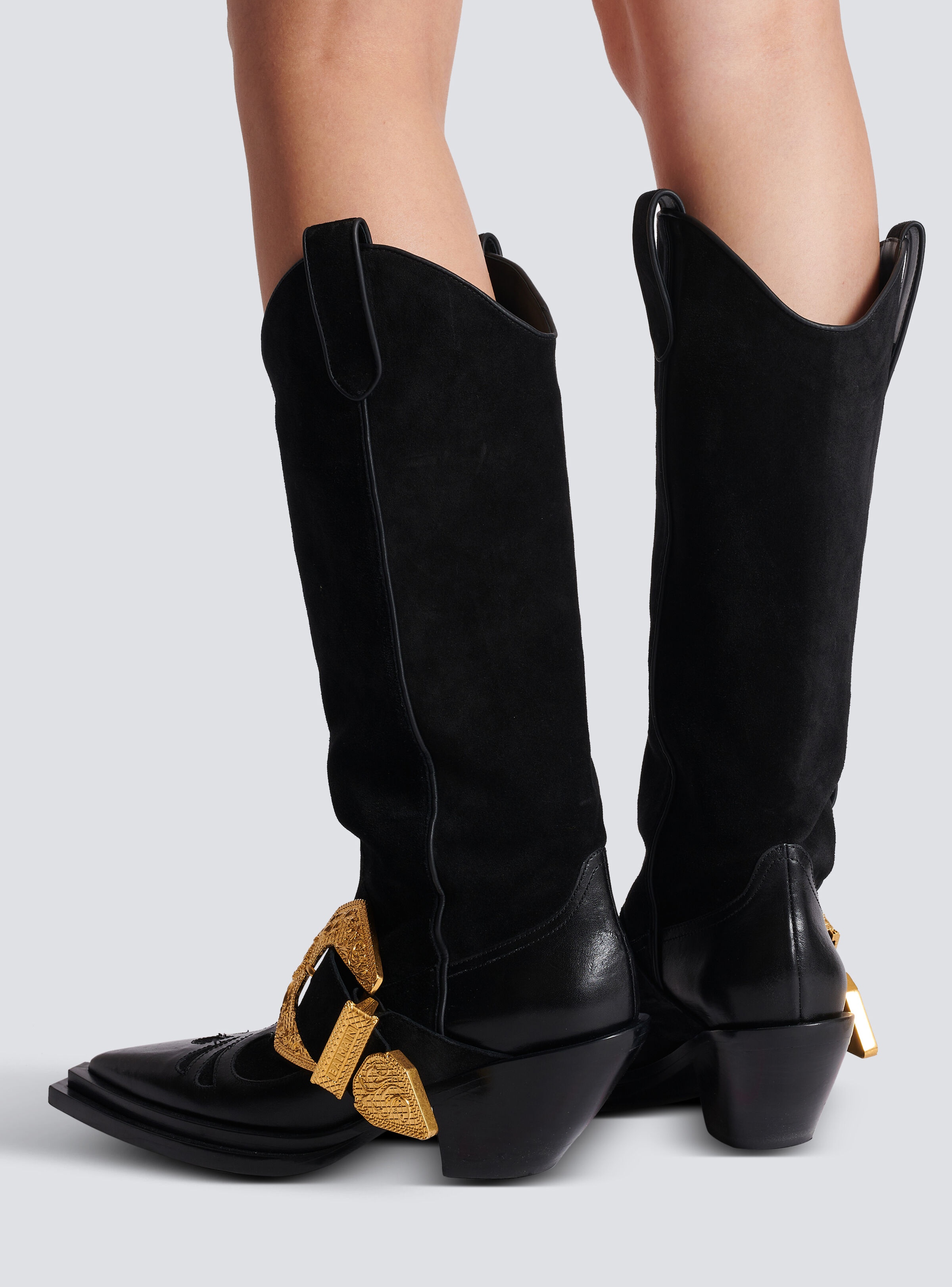 Dan Western suede leather boots - 8