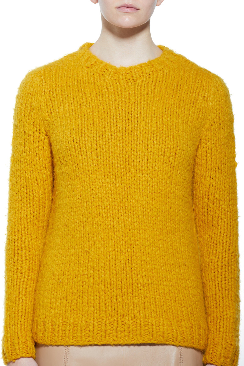 Lawrence Sweater in Saffron Welfat Cashmere 5