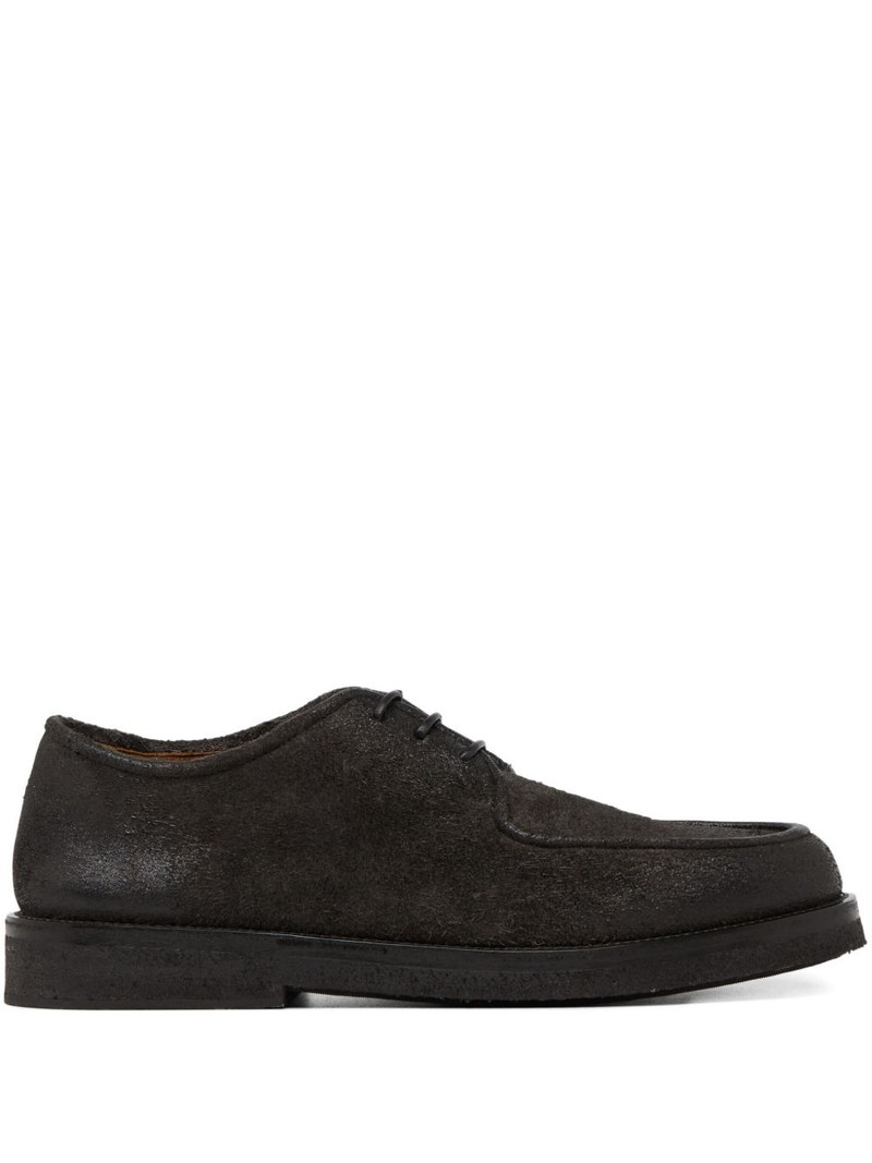suede lace-up derby shoes 1