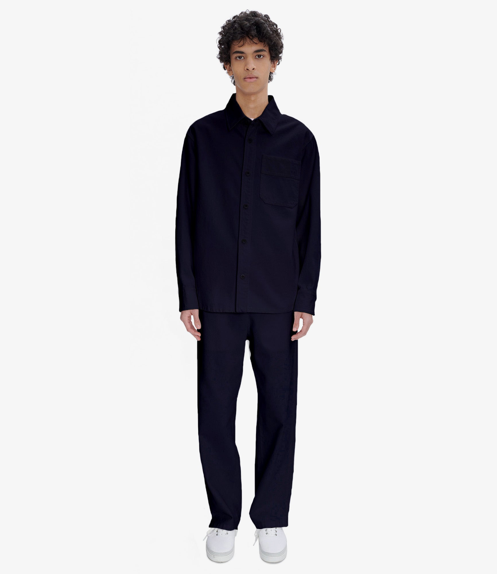 Basile Brodée Poitrine overshirt - 4