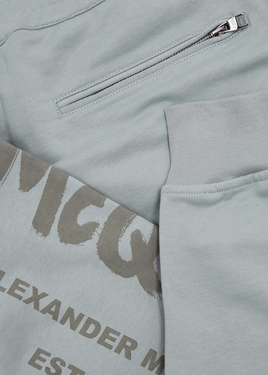 Logo-print cotton sweatpants - 5
