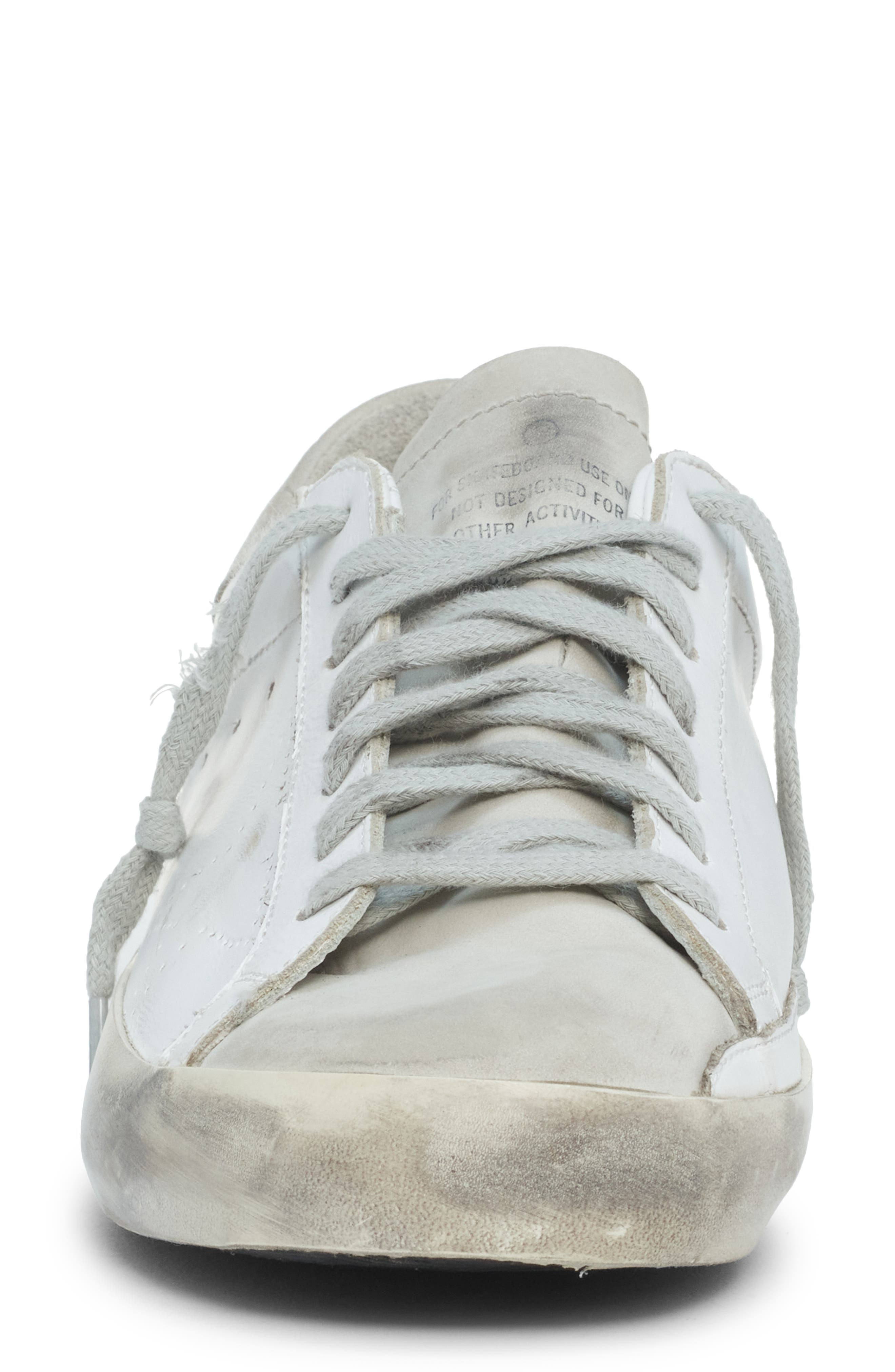 Golden Goose Super-Star Low Top Sneaker in White/Ice at Nordstrom - 4