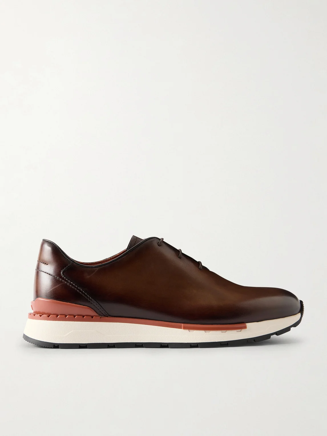 Fast Track Full-Grain Venezia Softy Leather Sneakers - 1