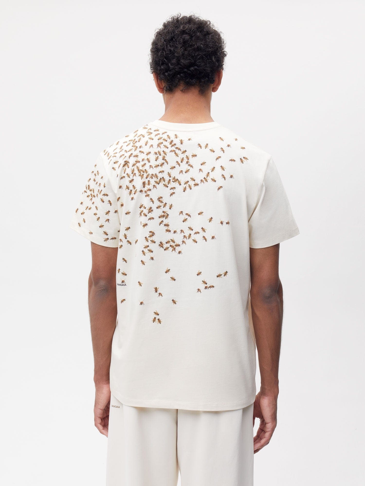 Mens Bee The Change Organic Cotton T-Shirt - Undyed - 3
