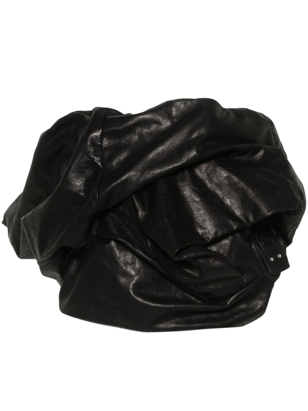 Rick Owens Women Draped Leather Bustier - 1