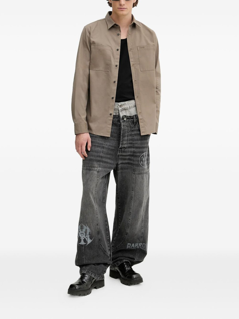 HUGO chest-pocket shirt outlook