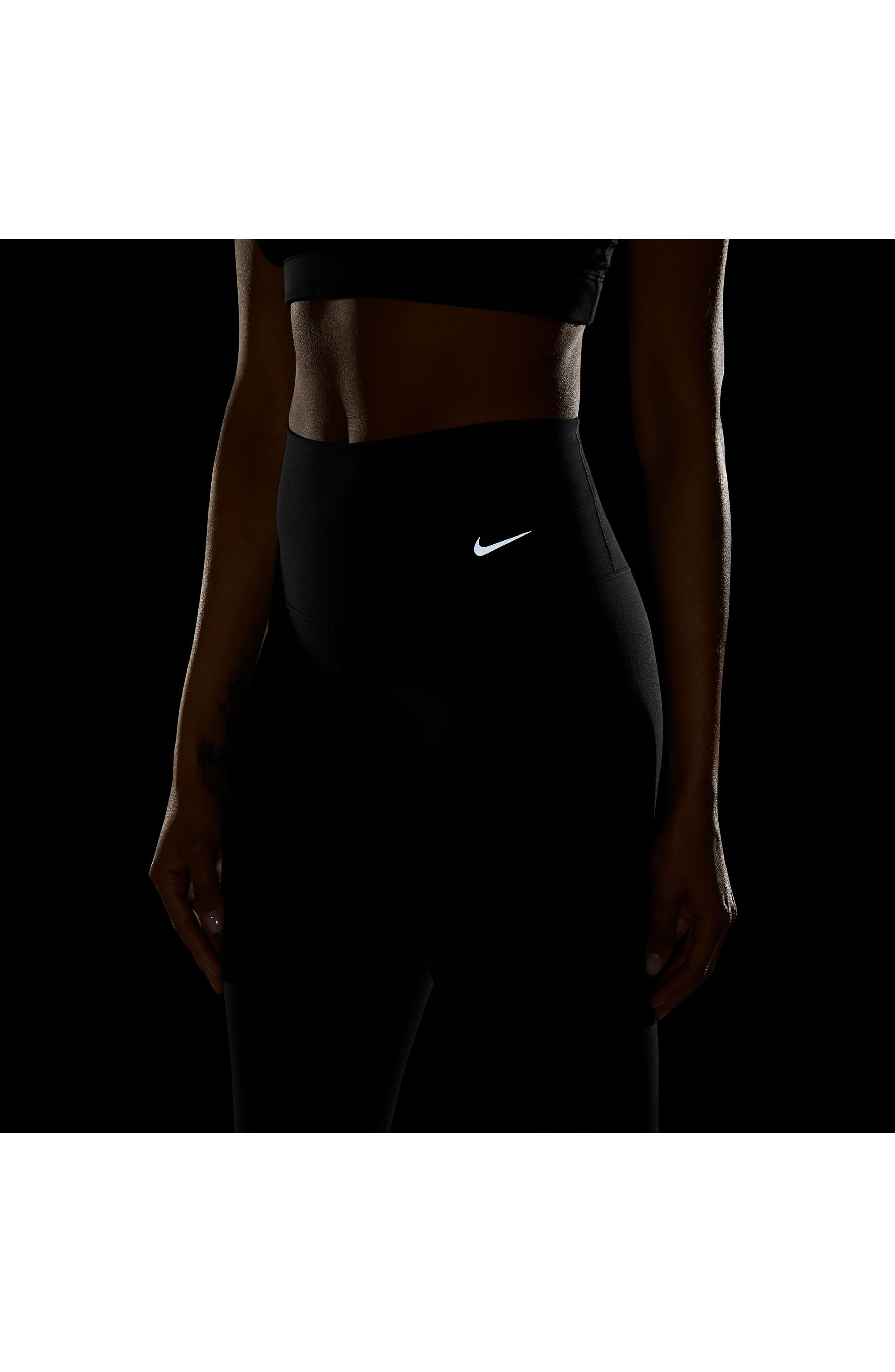 Nike Zenvy Dri-FIT High Waist Leggings in 010 Black/black at Nordstrom - 9