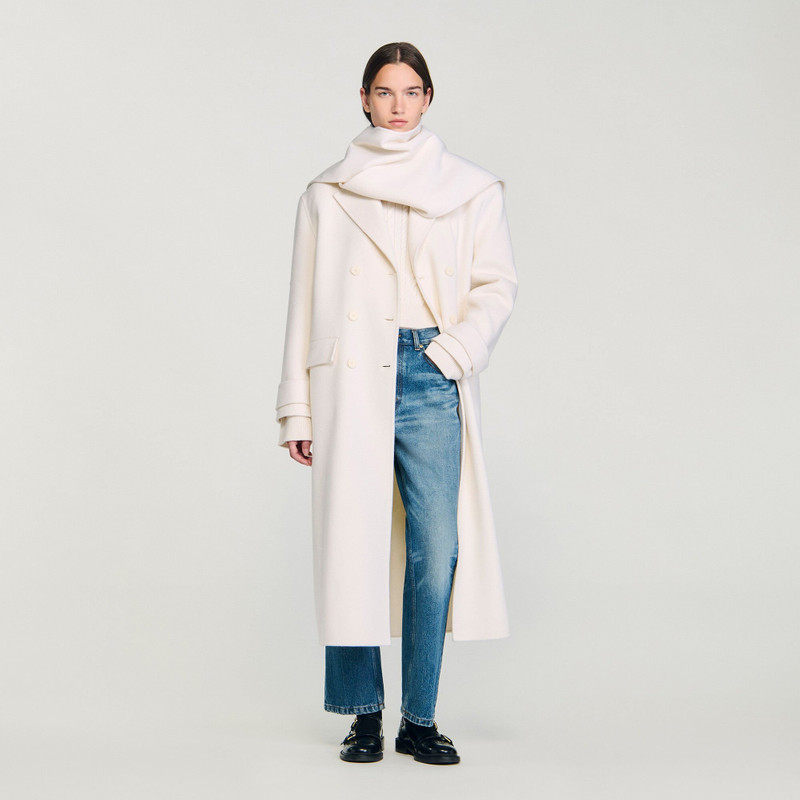 Sandro OVERSIZED WOOL COAT outlook
