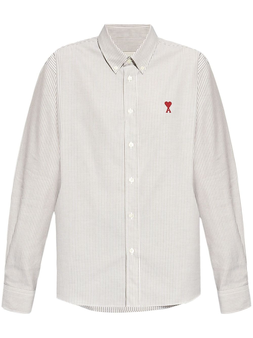 striped cotton shirt - 1