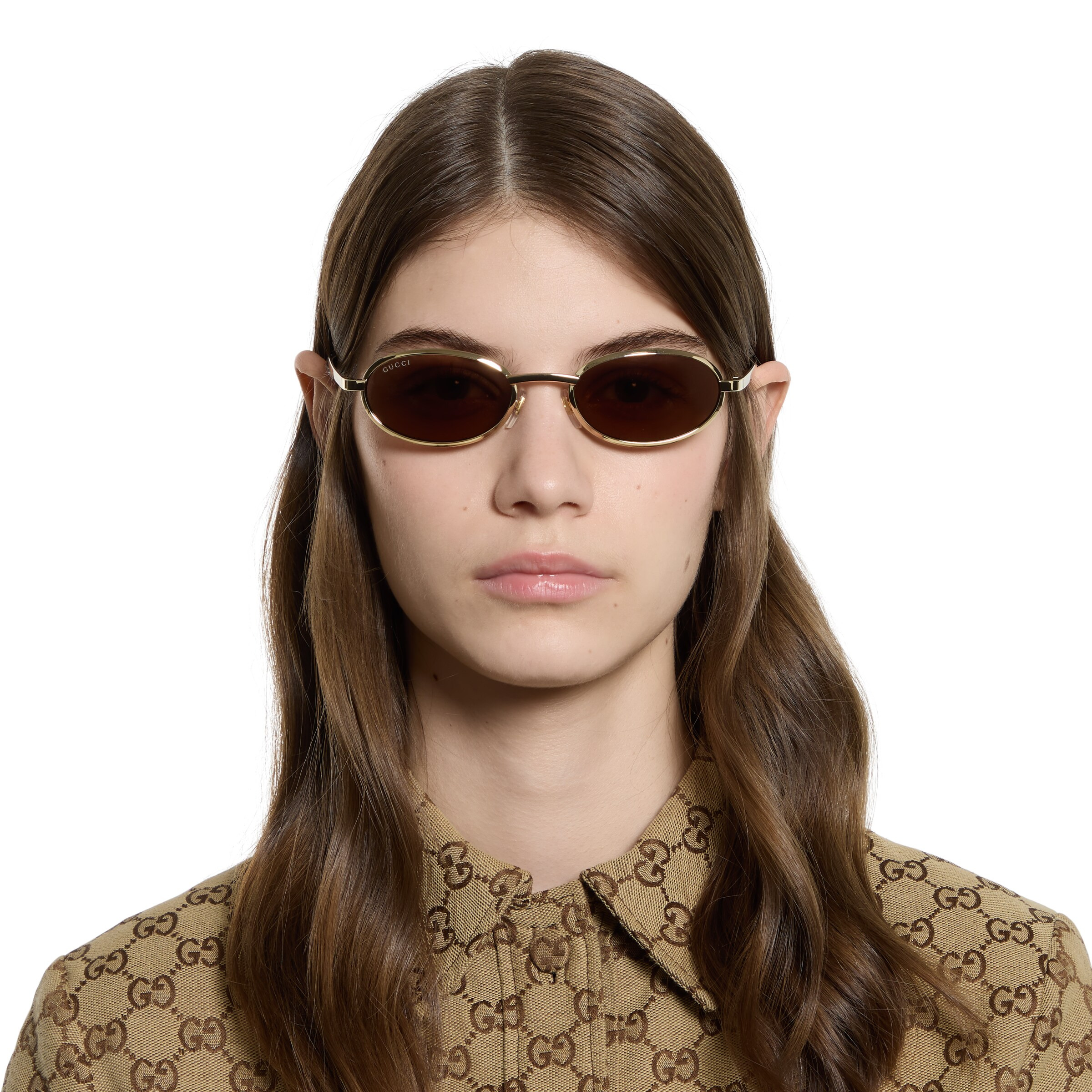 Oval frame sunglasses - 5