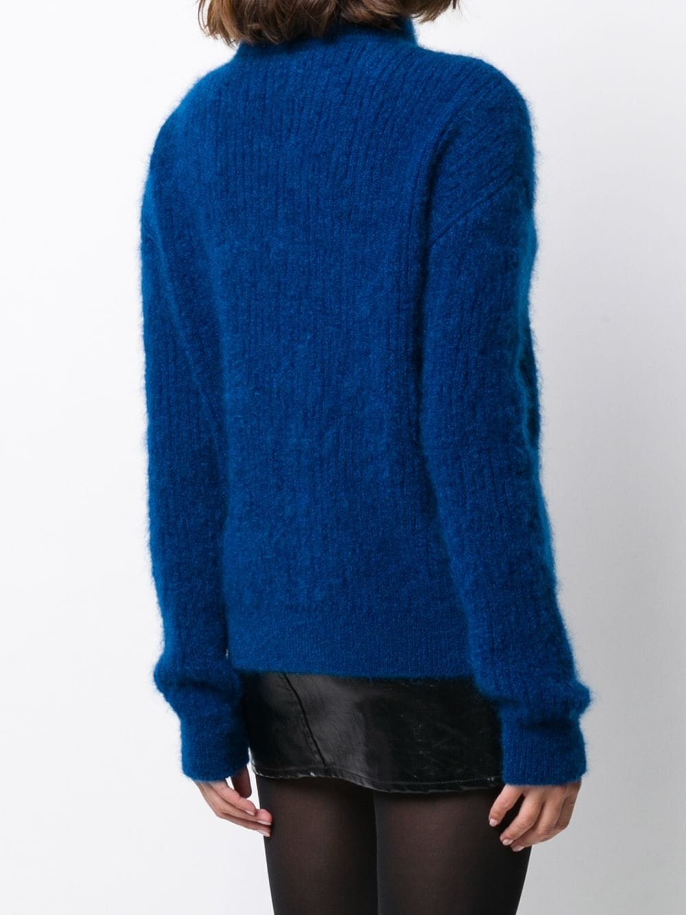 roll-neck knitted jumper - 4