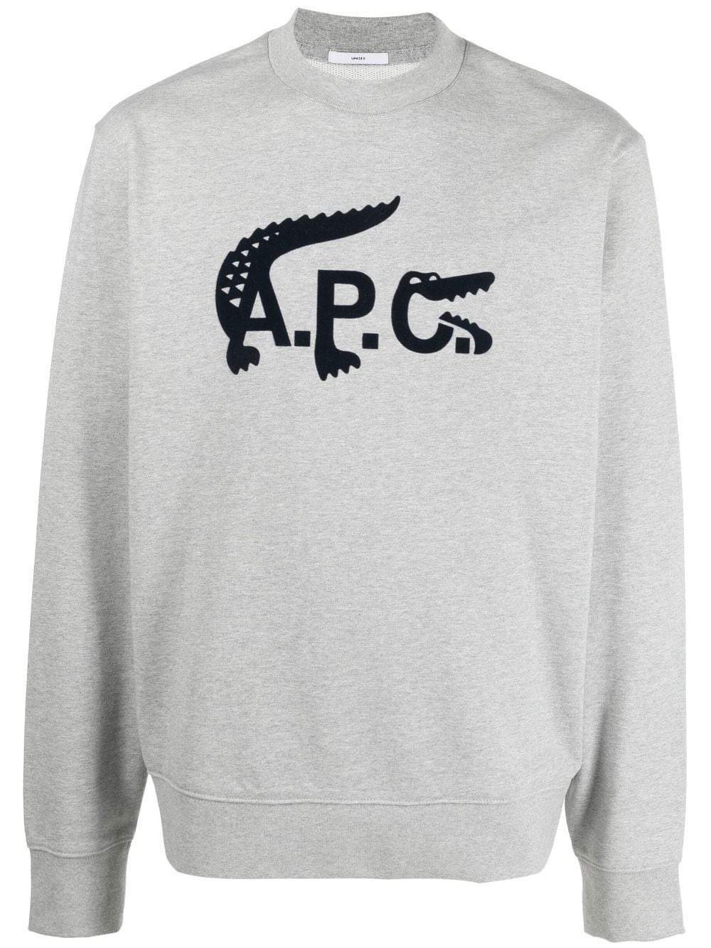 x A.P.C logo sweatshirt - 1