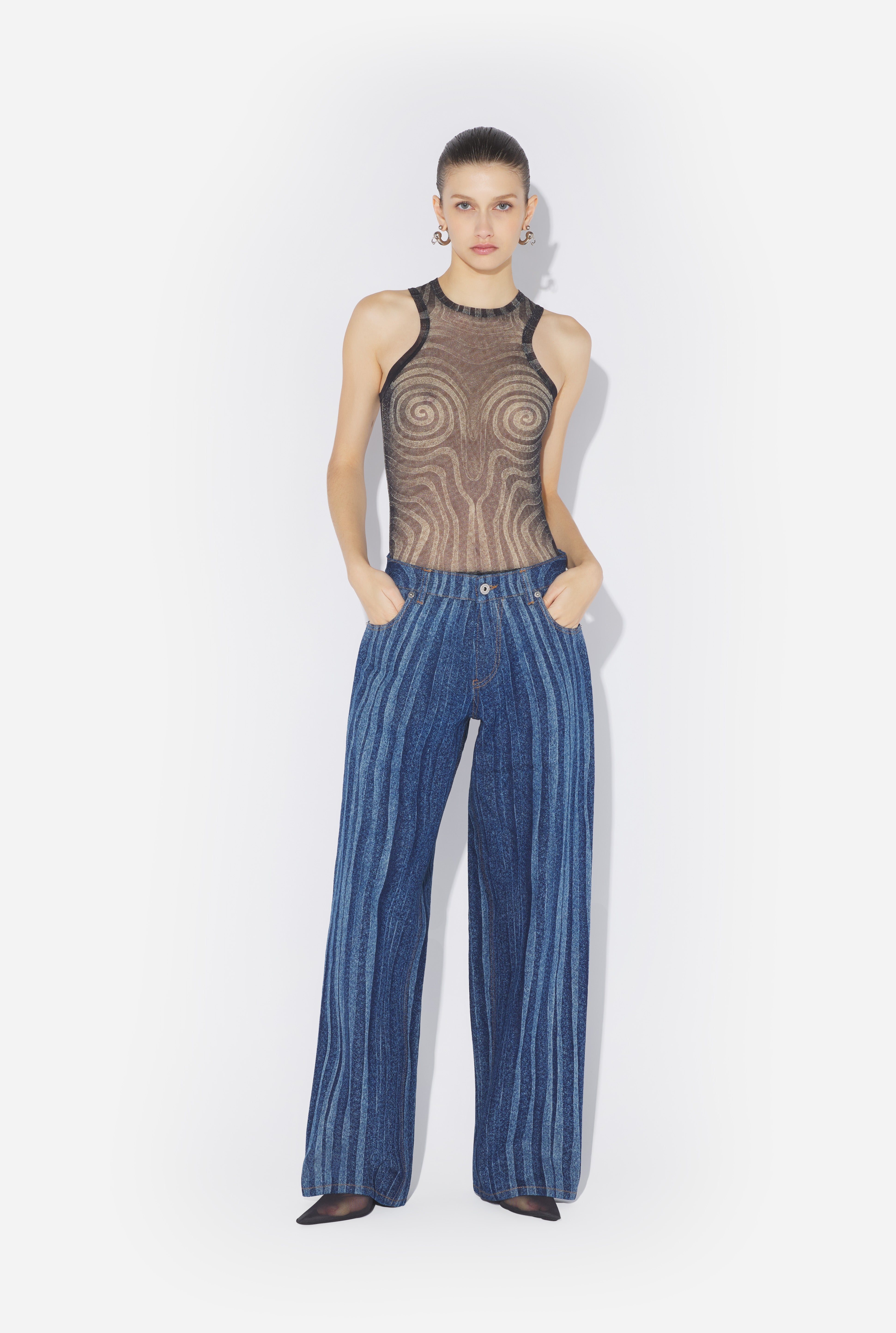 THE BLACK “SPIRALE” BODYSUIT - 2