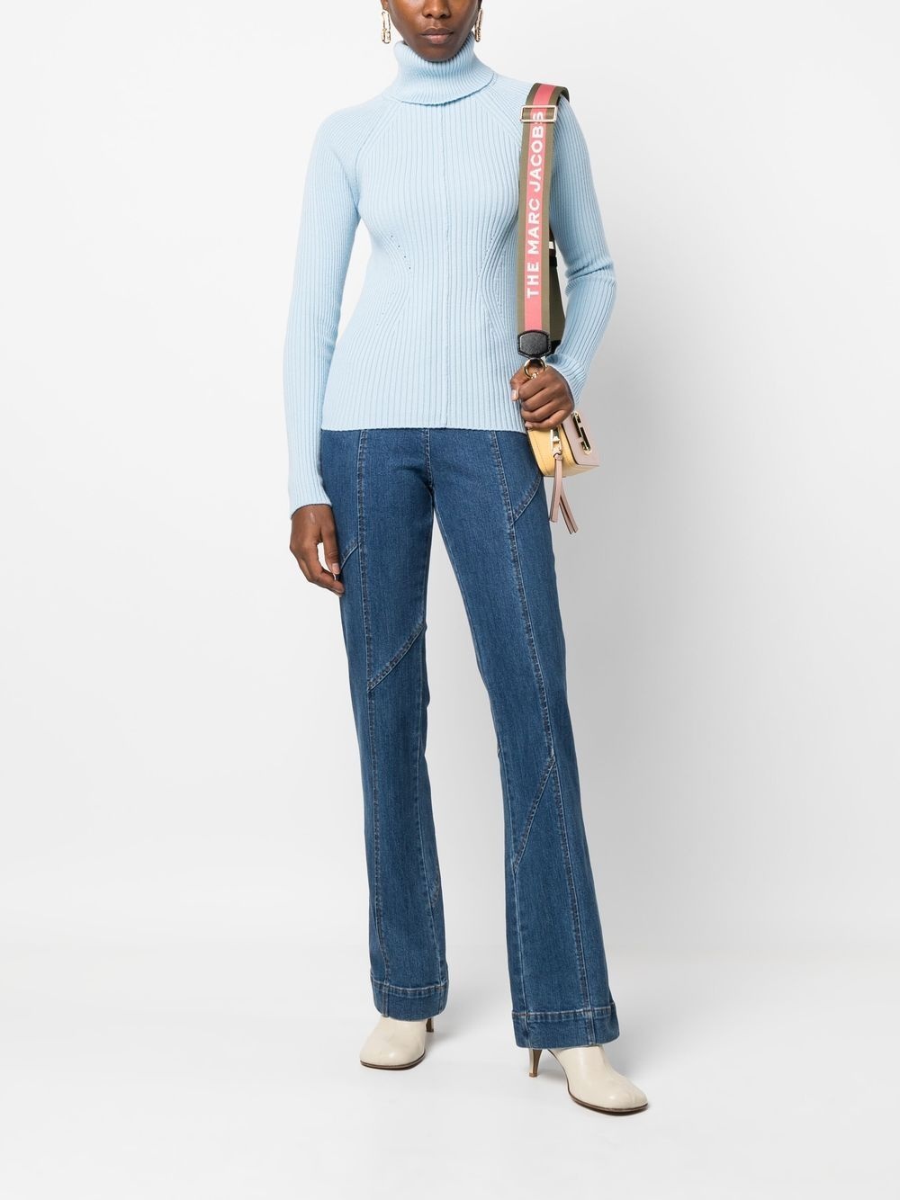 roll-neck wool-blend sweater - 2