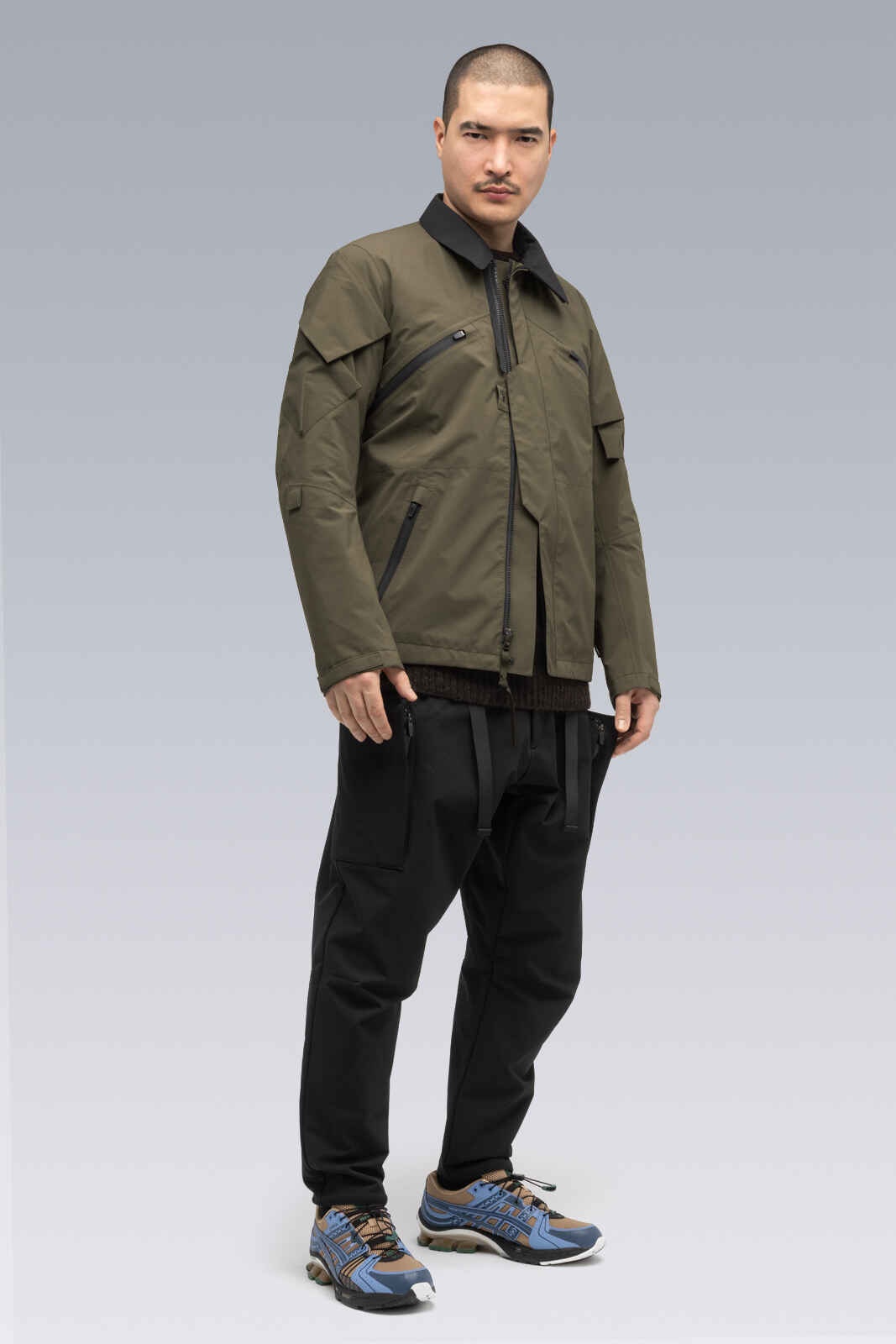 J1B-GT 3L Gore-Tex Pro Interops Jacket Dust / RAF Green (2 hoods: Dust & Black) - 62