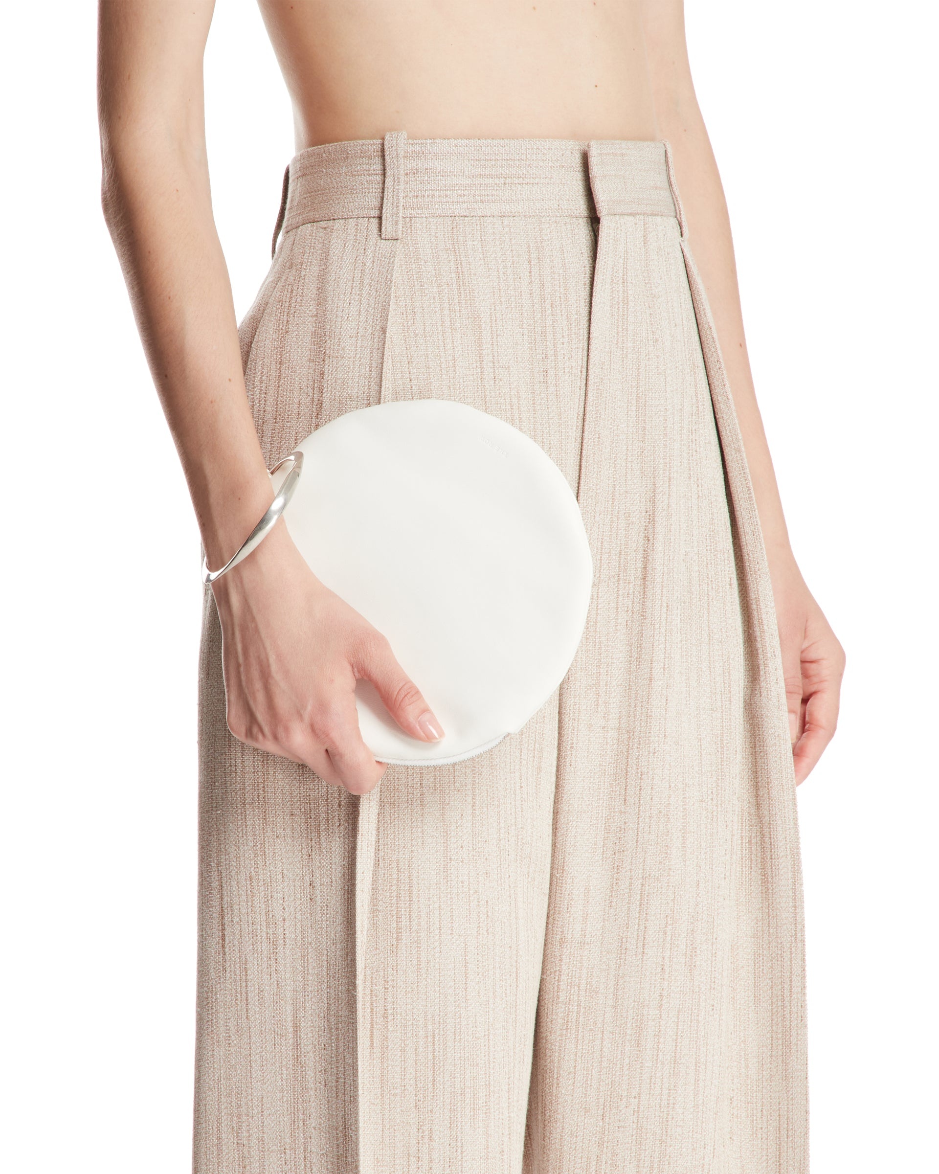 White Wristlet Clutch - 4