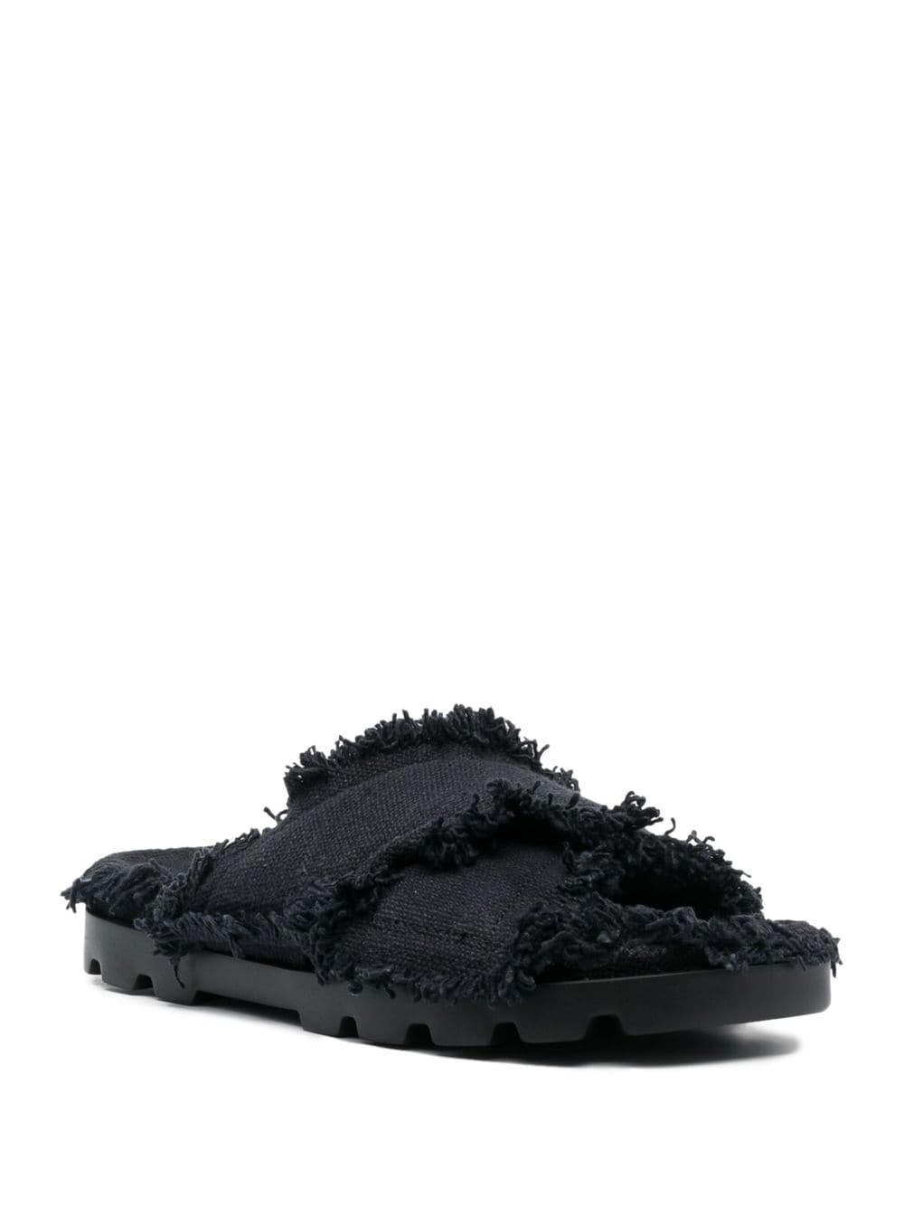 frayed-strap sandals - 2