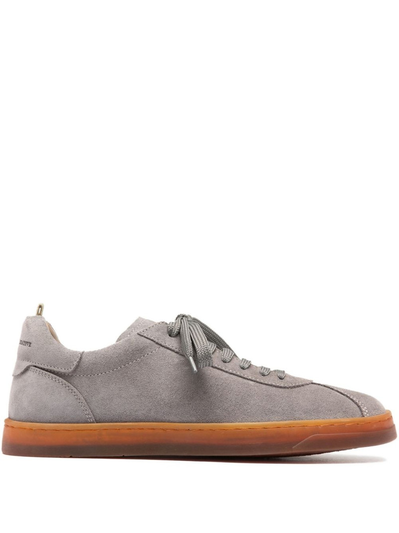 Karma lace-up suede sneakers 1
