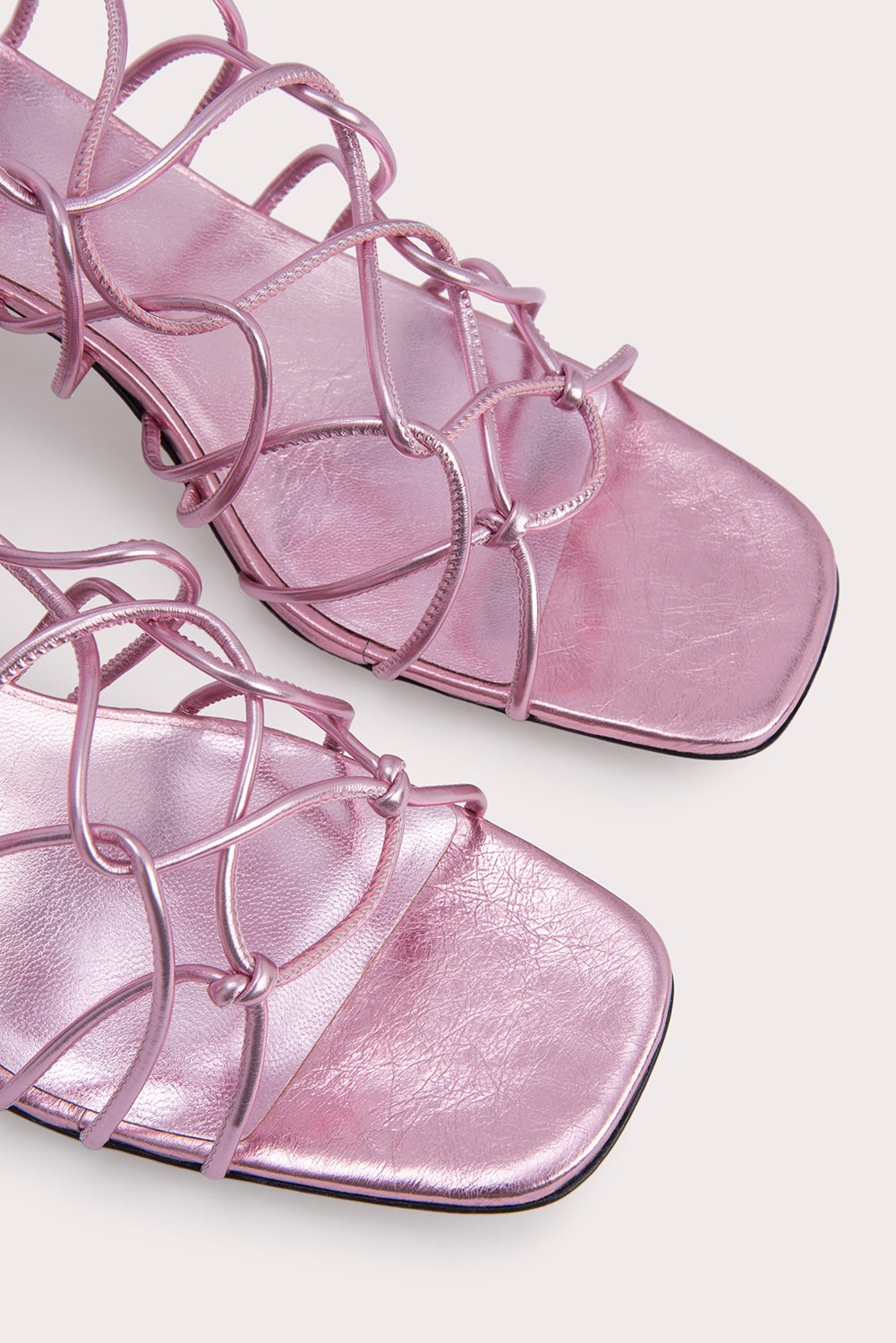 Alexander Pink Metallic Leather - 2