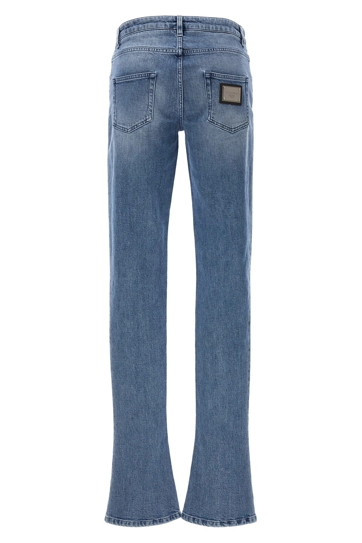 Logo plaque jeans - 3