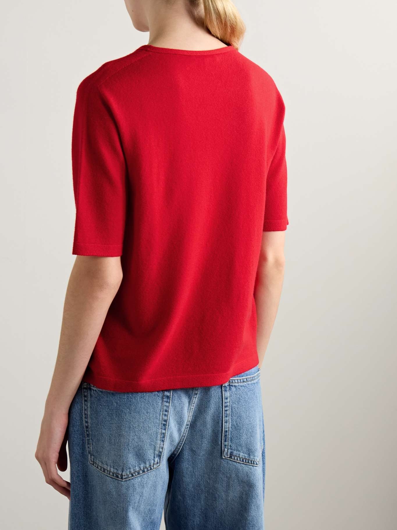 Ipar cashmere T-shirt Red - 4
