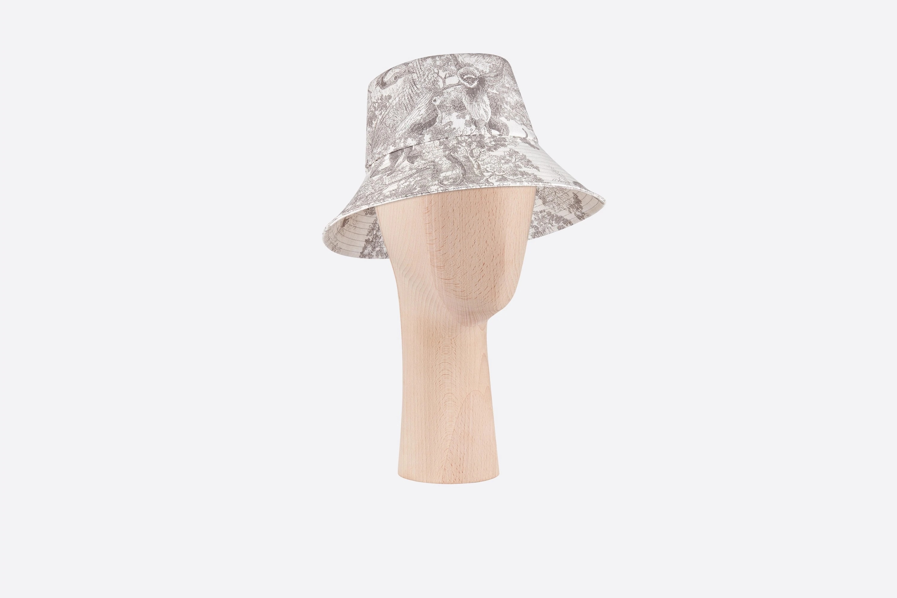 Dioriviera Toile de Jouy Large-Brim Bucket Hat - 1