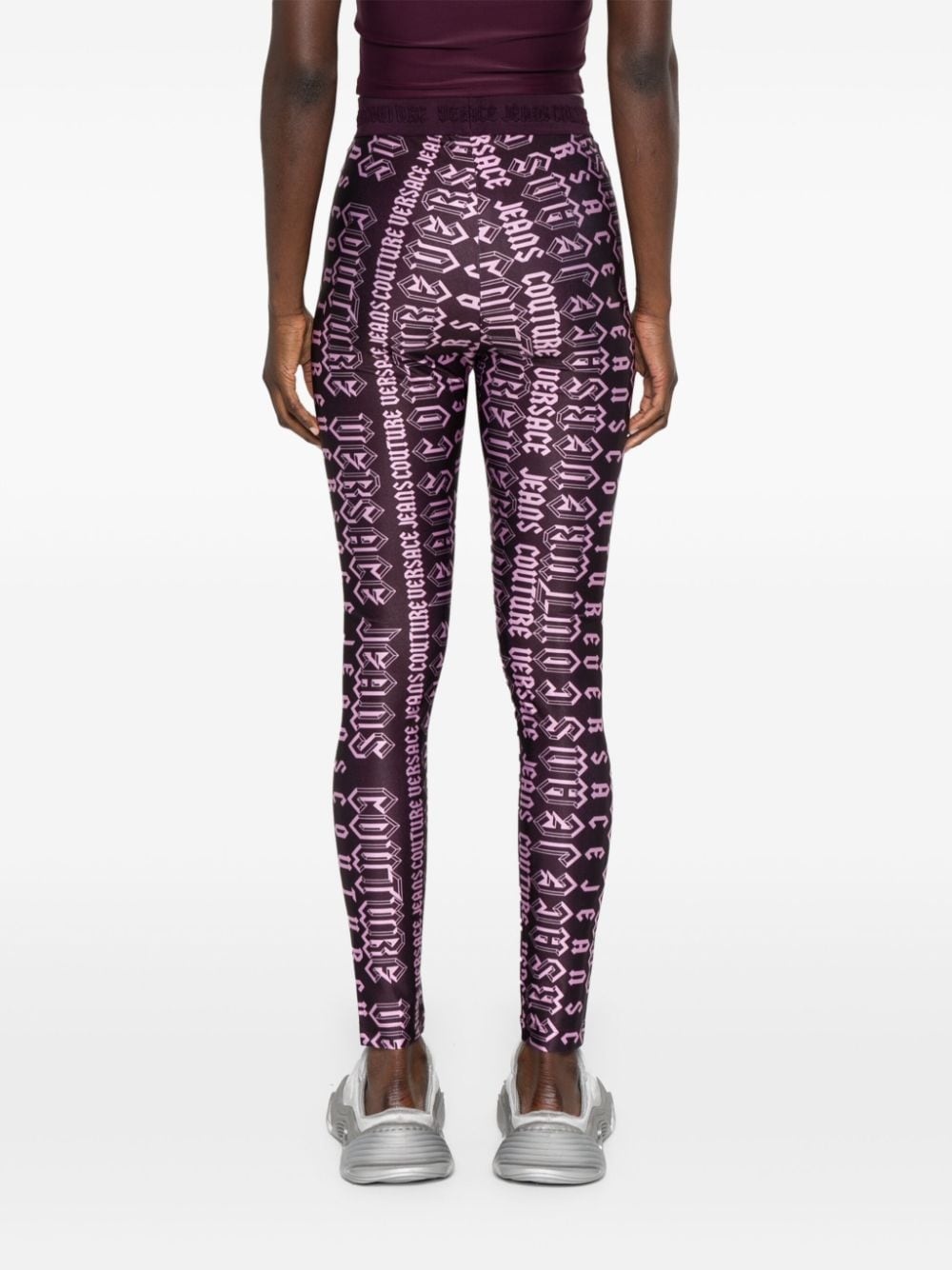 logo-print leggings - 4