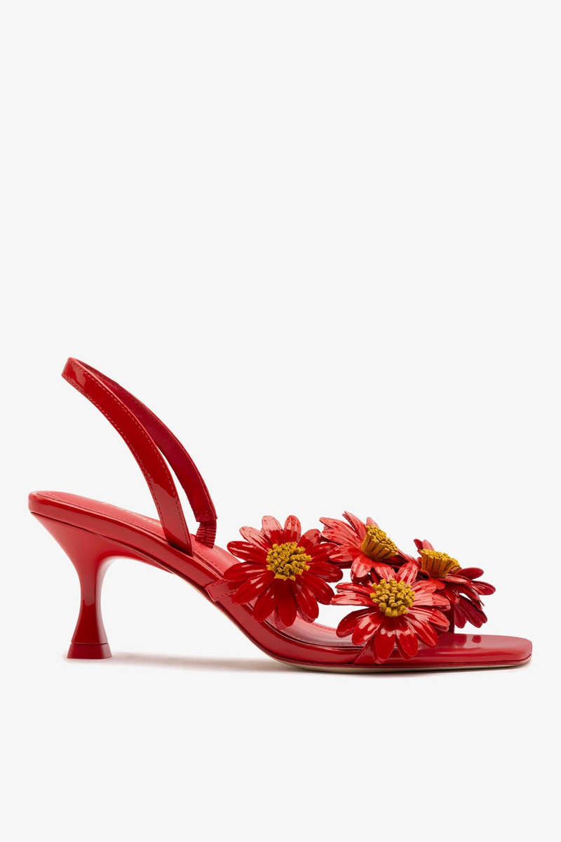 Fiore Sandal Scarlet Patent Leather 1