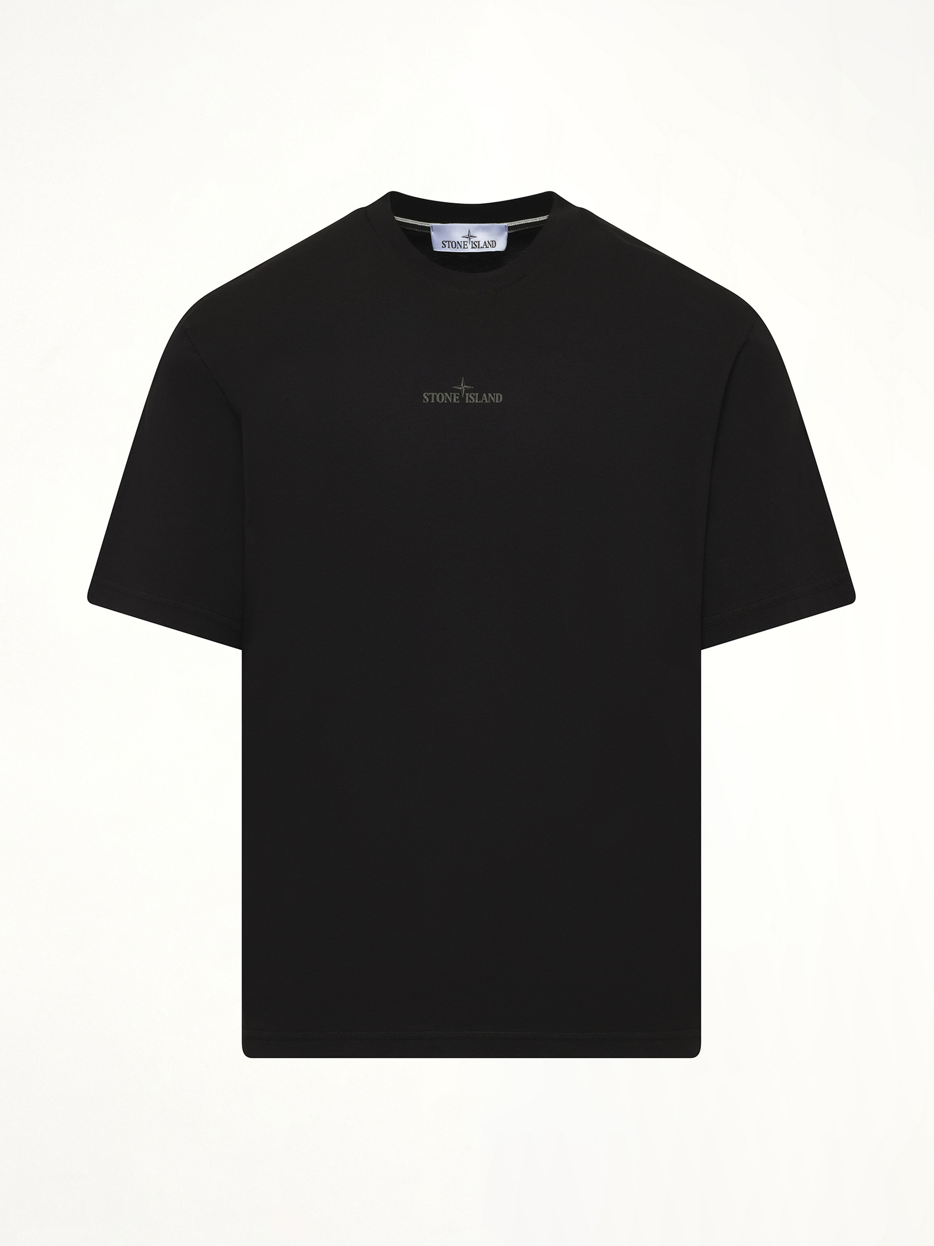 210003 Industrial Print S/S T-Shirt in Black - 2