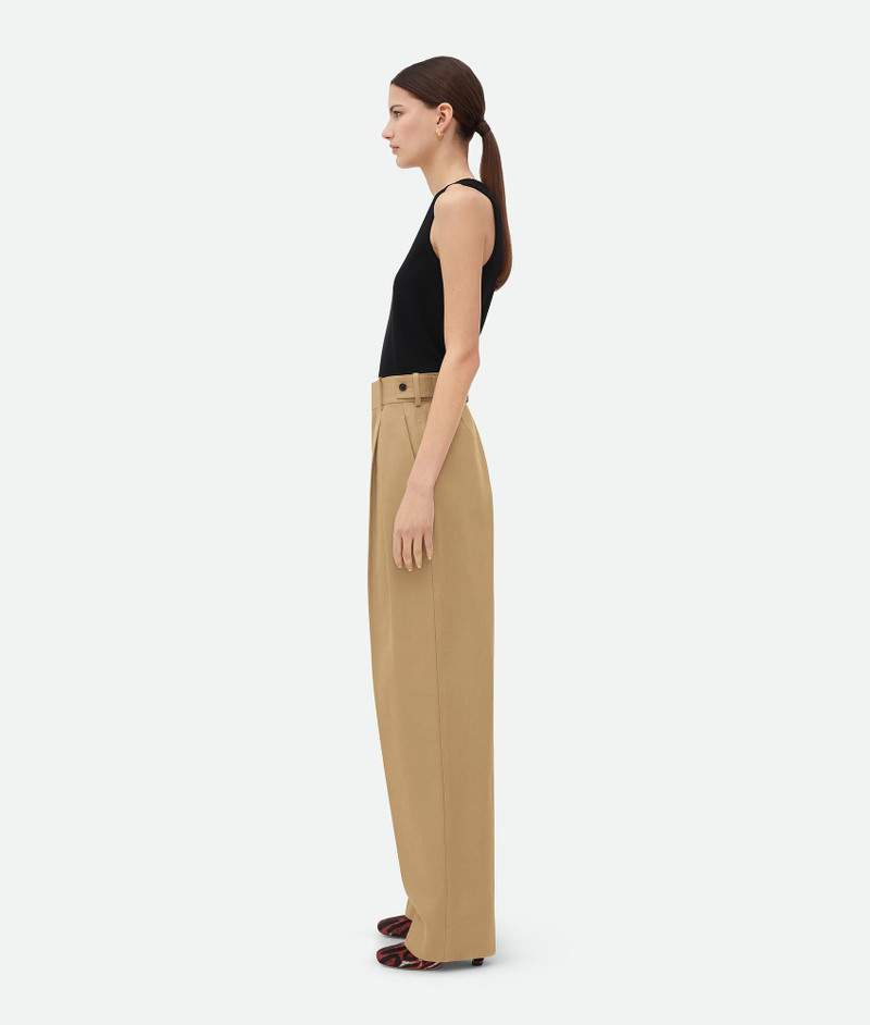 Bottega Veneta Cotton Twill Tapered Trousers outlook