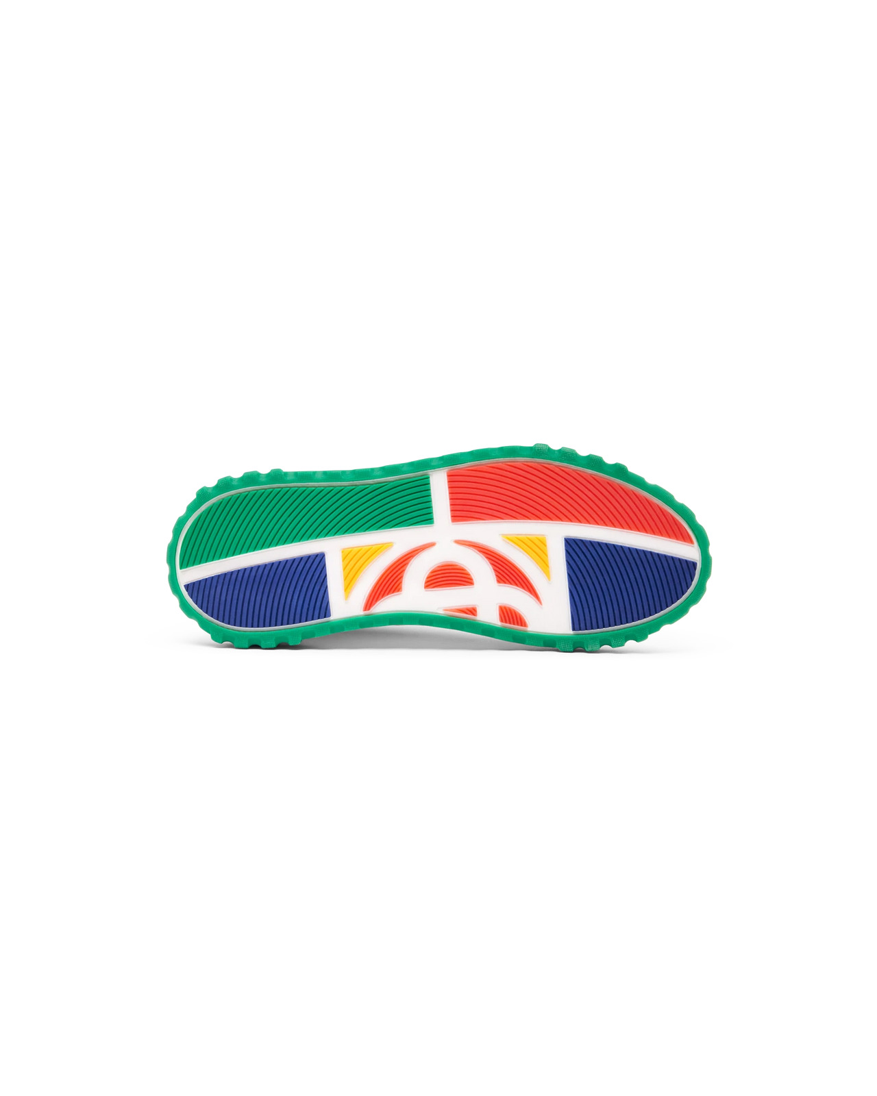 Womens The Court White & Green Sneaker - 6