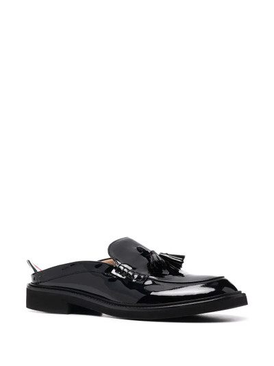 Thom Browne backless tassel-detail loafer mules outlook