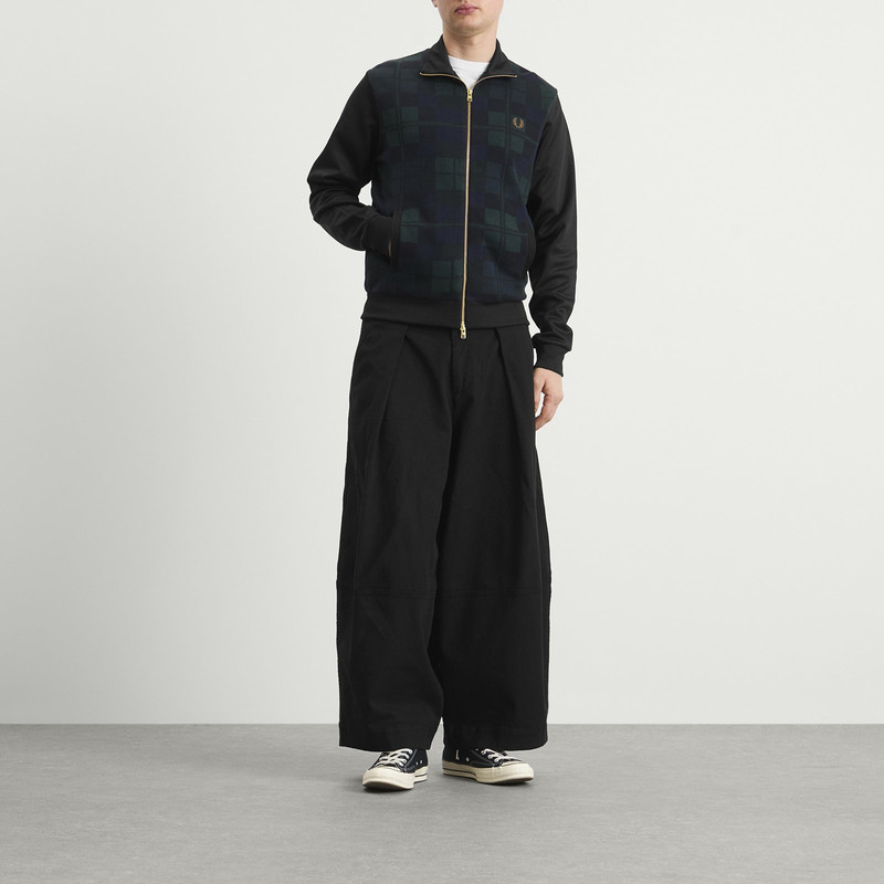 Fred Perry Fred Perry Black Watch Tartan Track Jacket outlook